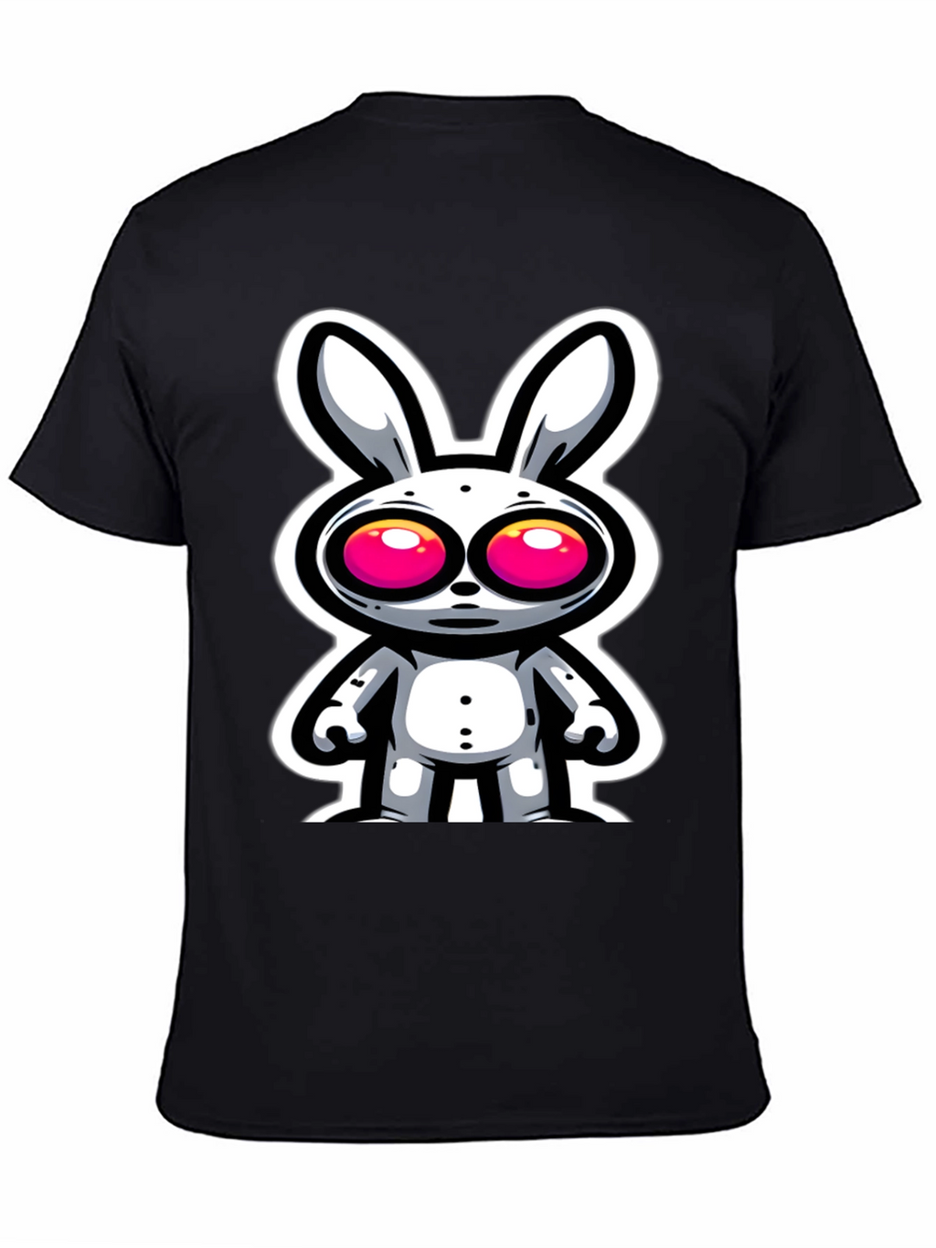 Cartoon Bunny Graphic Tee - Unique Style