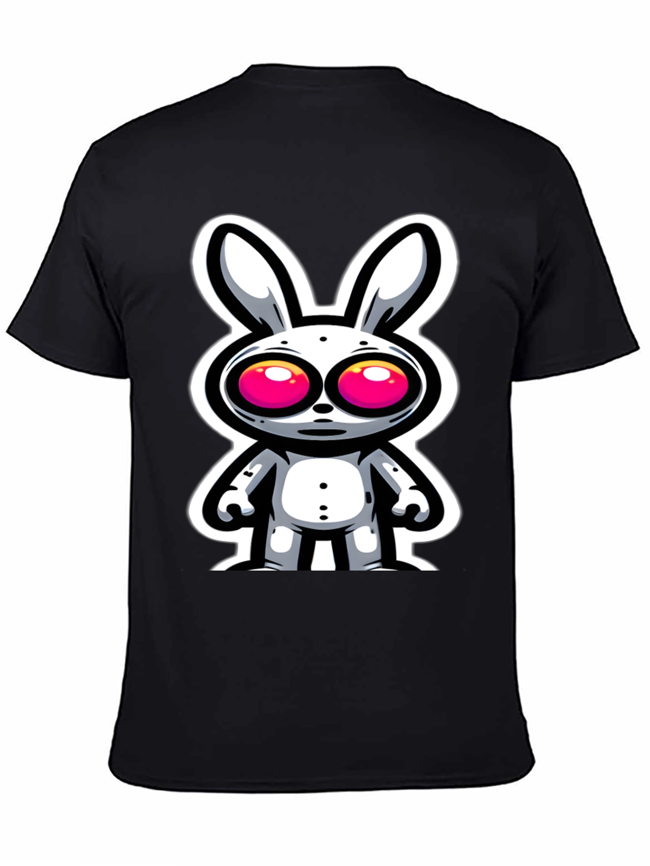Cartoon Bunny Graphic Tee - Unique Style
