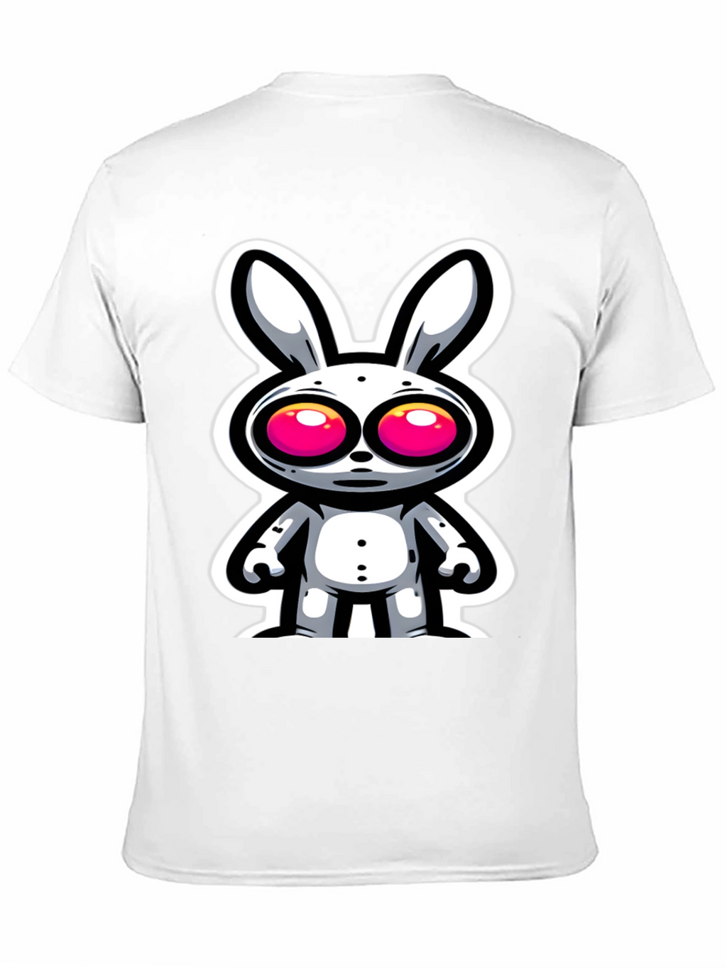 Cartoon Bunny Graphic Tee - Unique Style