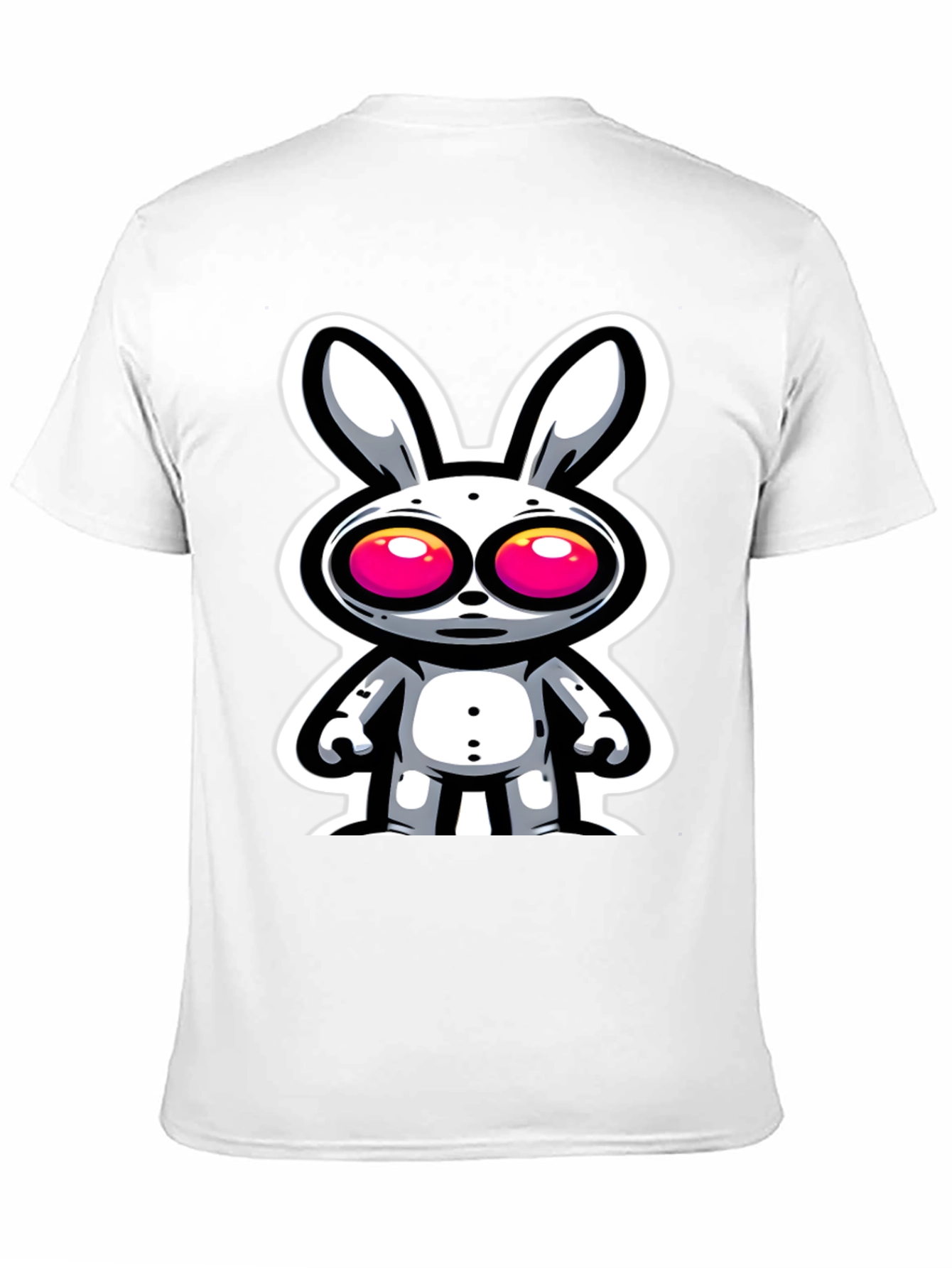 Cartoon Bunny Graphic Tee - Unique Style
