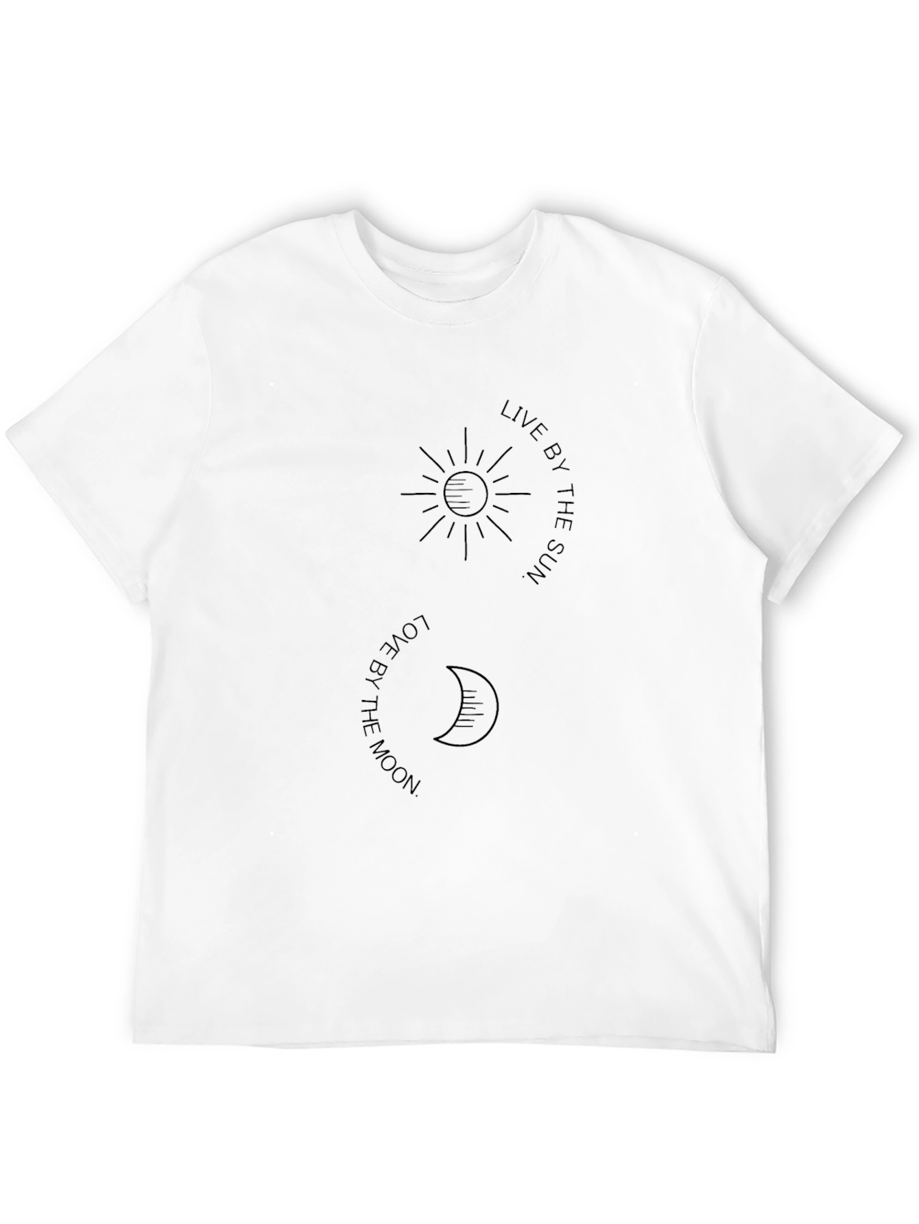 Sun & Moon Graphic Tee - Live by the Sun Love by the Moon