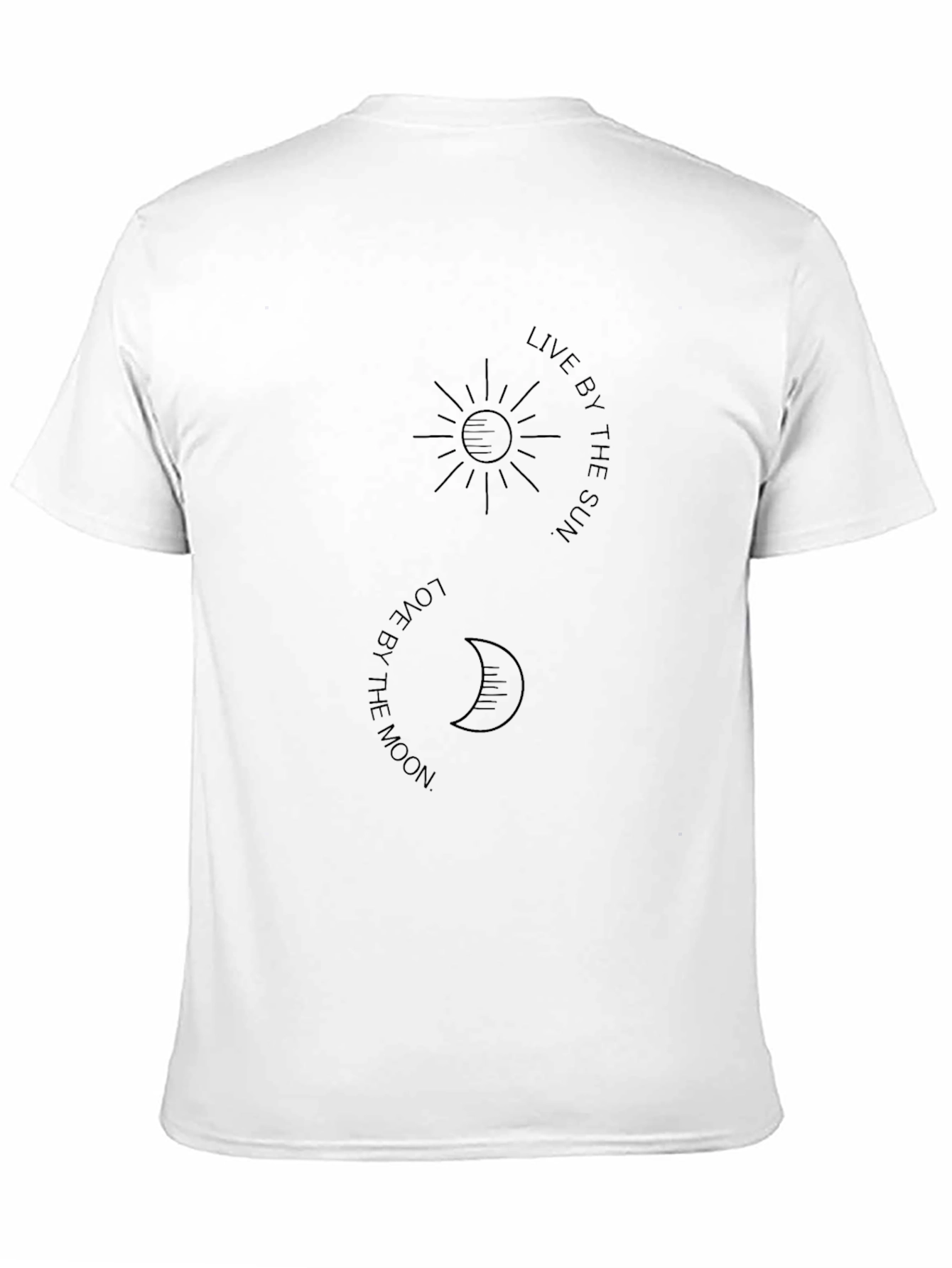 Sun & Moon Graphic Tee - Live by the Sun Love by the Moon