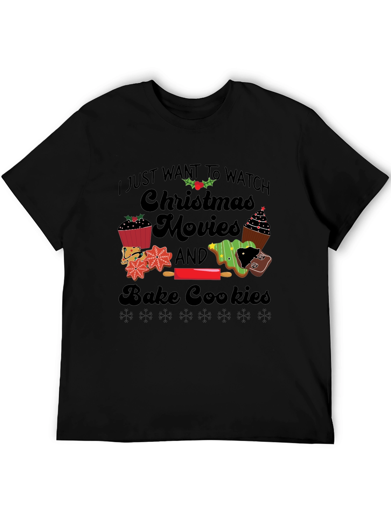 Christmas Movie Baking T-Shirt - Holiday Apparel