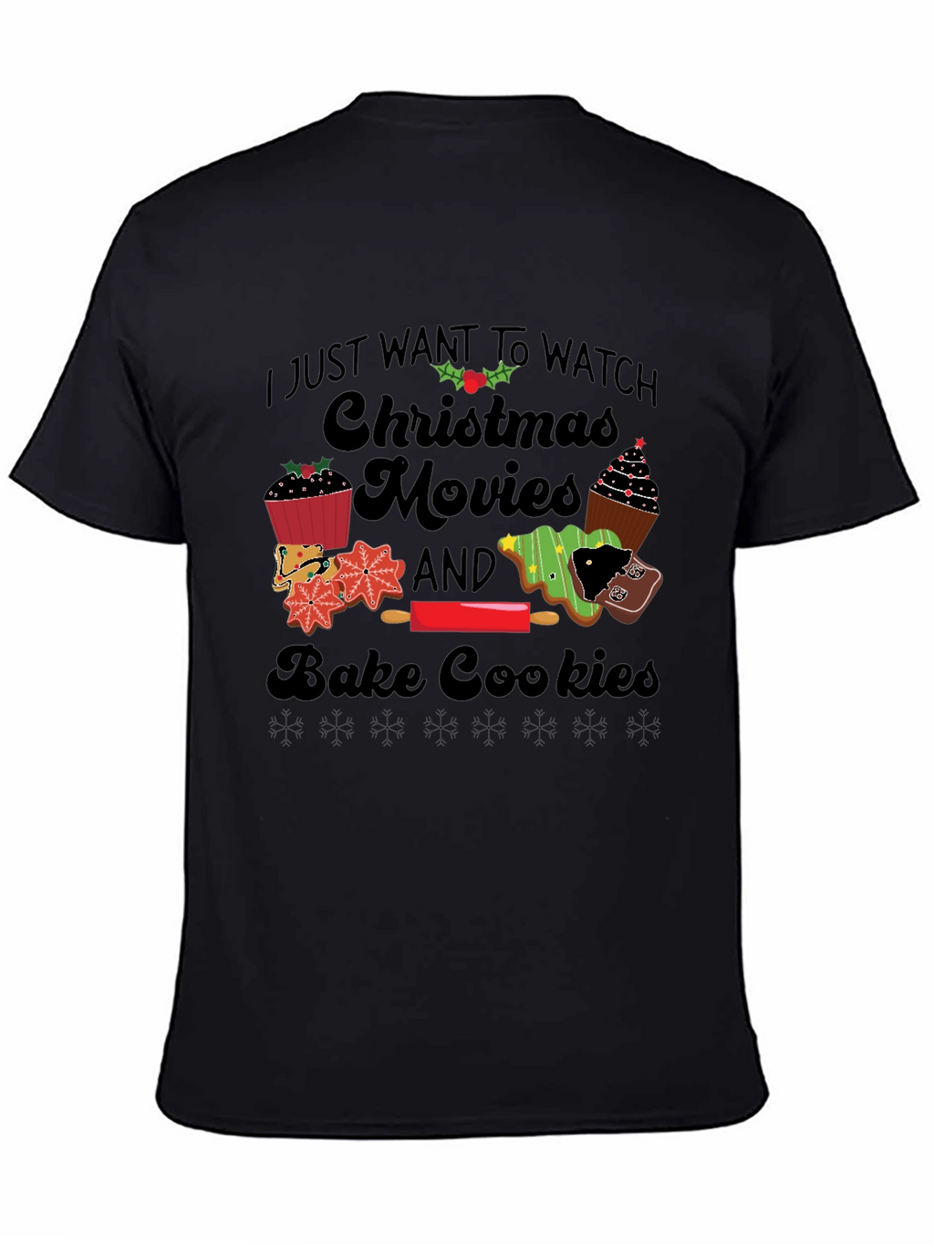Christmas Movie Baking T-Shirt - Holiday Apparel