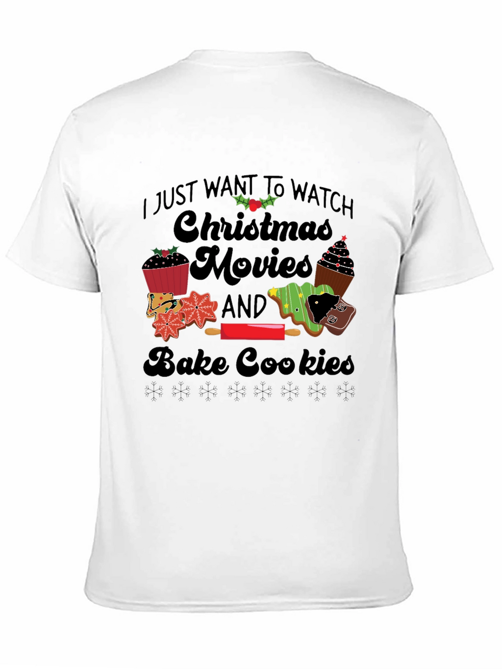 Christmas Movie Baking T-Shirt - Holiday Apparel