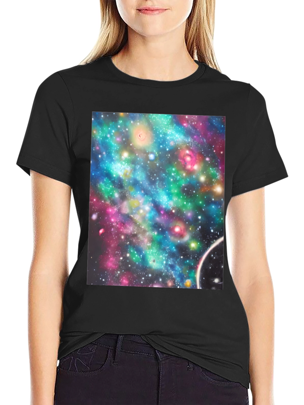 Cosmic Nebula T-Shirt - Galaxy Print Tee