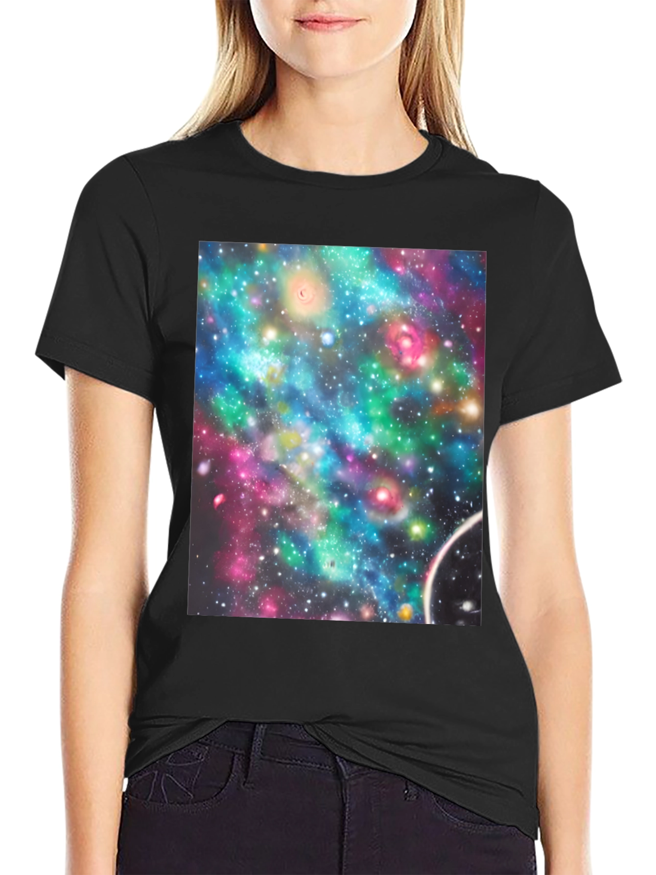 Cosmic Nebula T-Shirt - Galaxy Print Tee