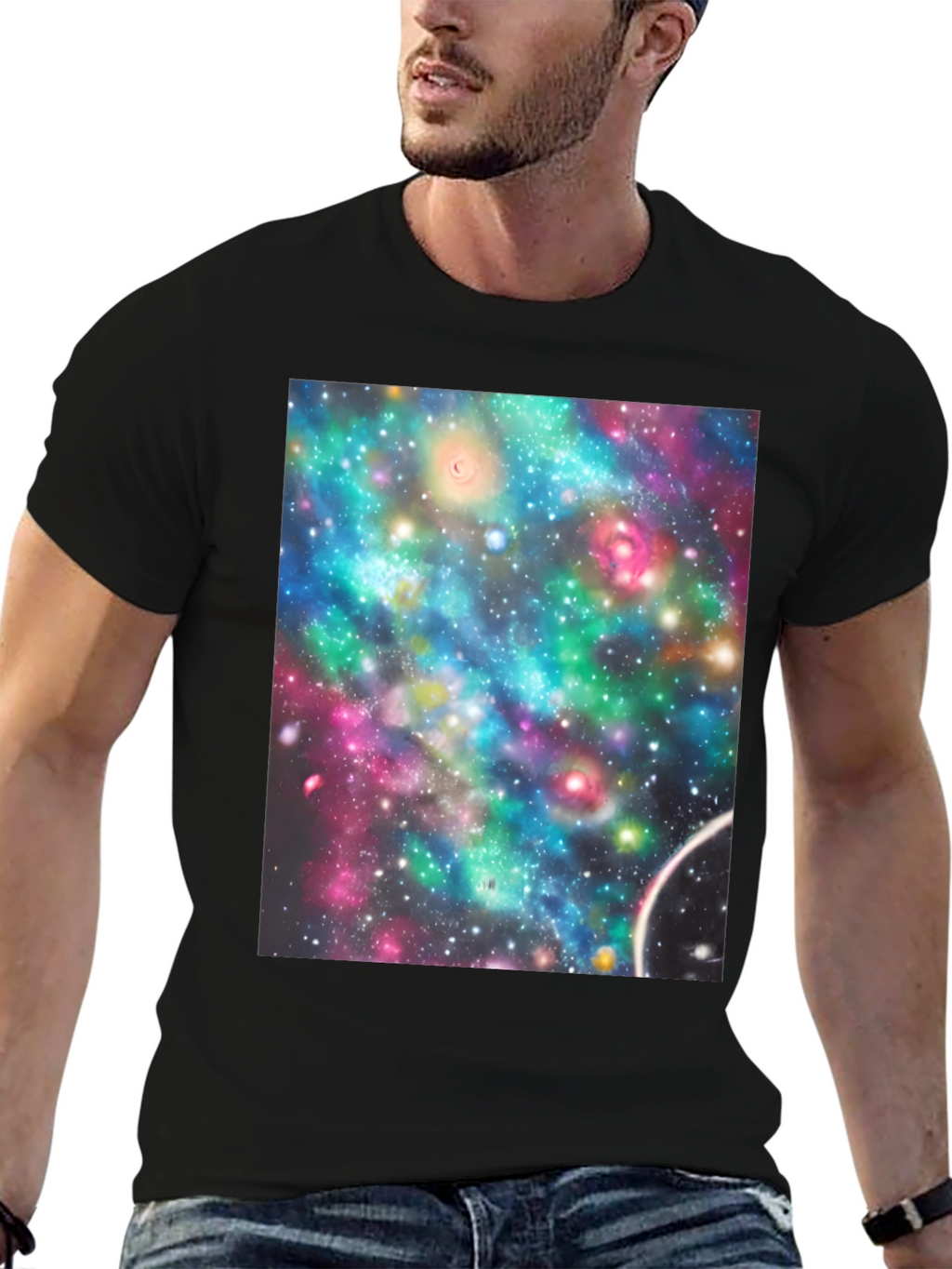 Cosmic Nebula T-Shirt - Galaxy Print Tee
