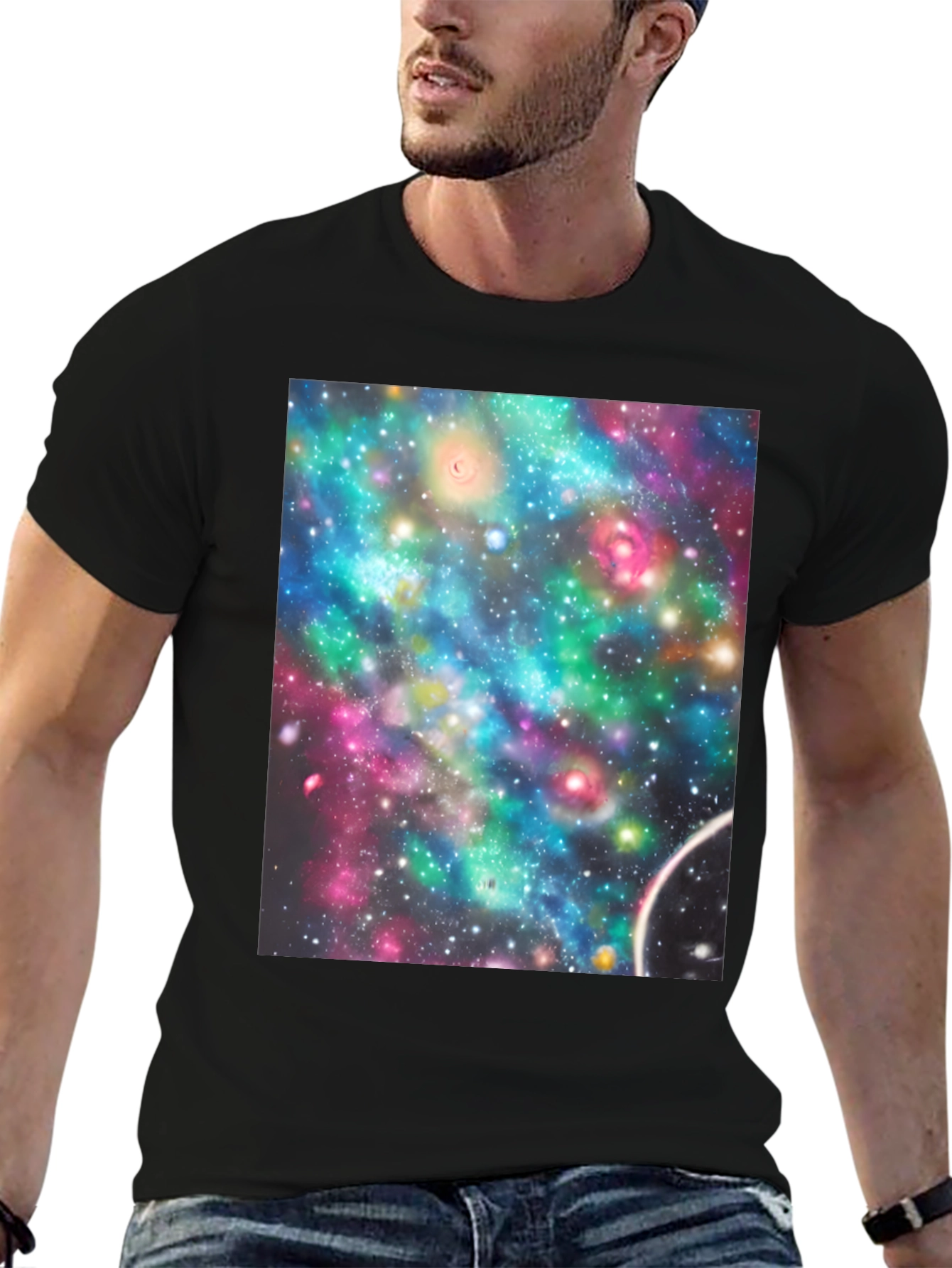 Cosmic Nebula T-Shirt - Galaxy Print Tee