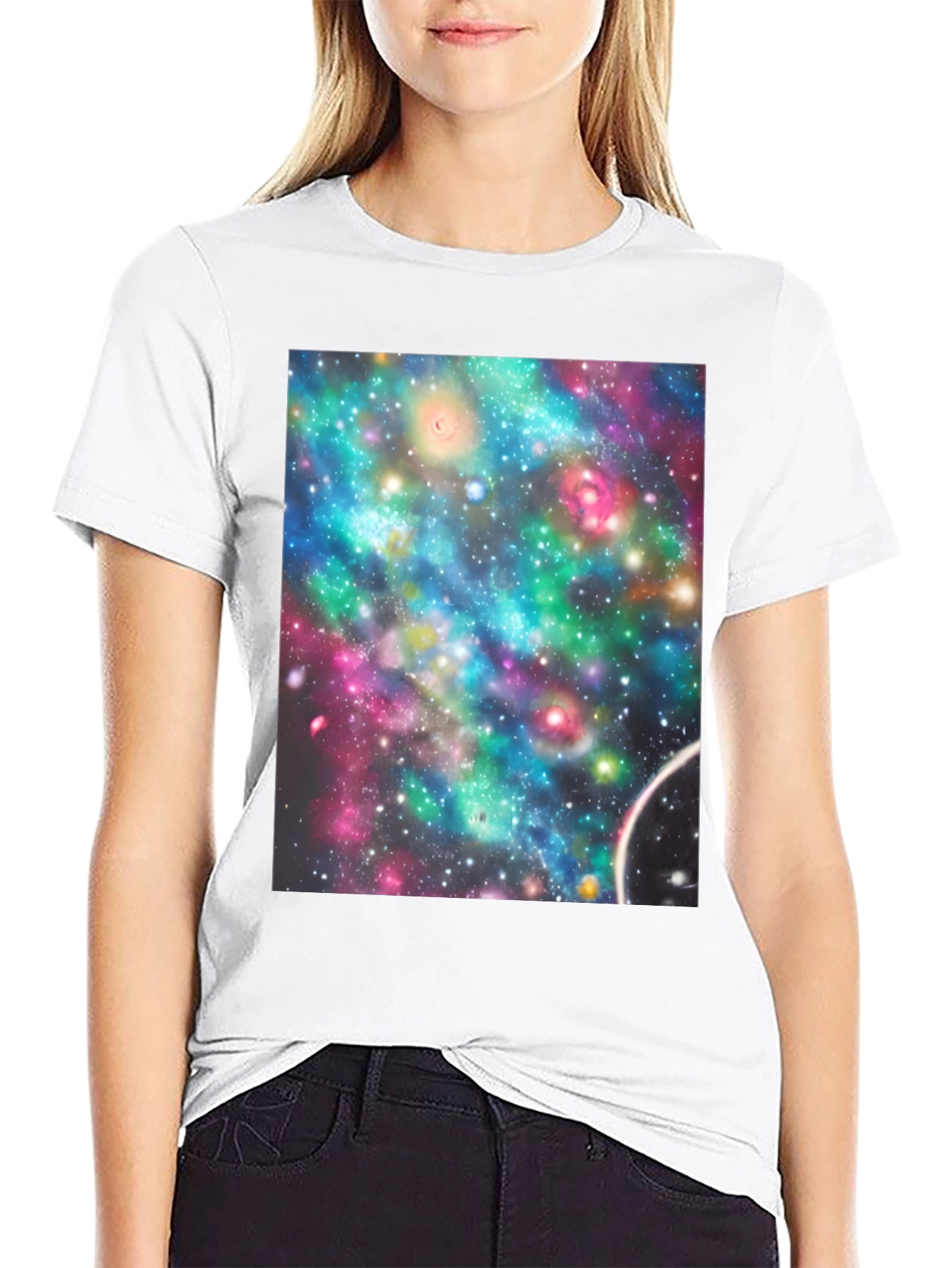 Cosmic Nebula T-Shirt - Galaxy Print Tee