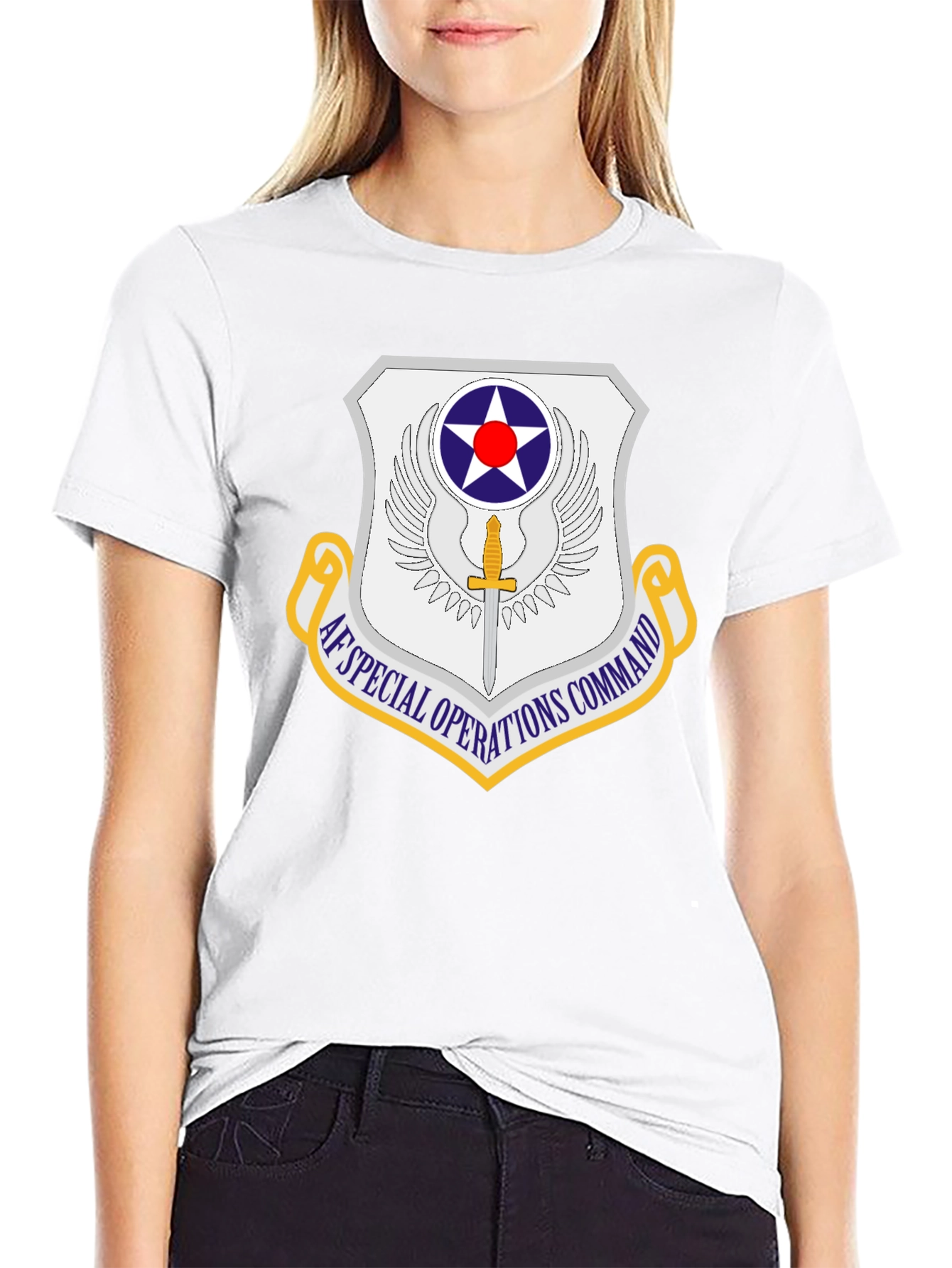 AF Special Operations Command Black T-Shirt