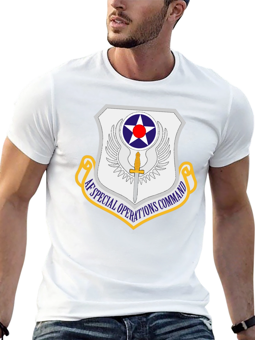AF Special Operations Command Black T-Shirt