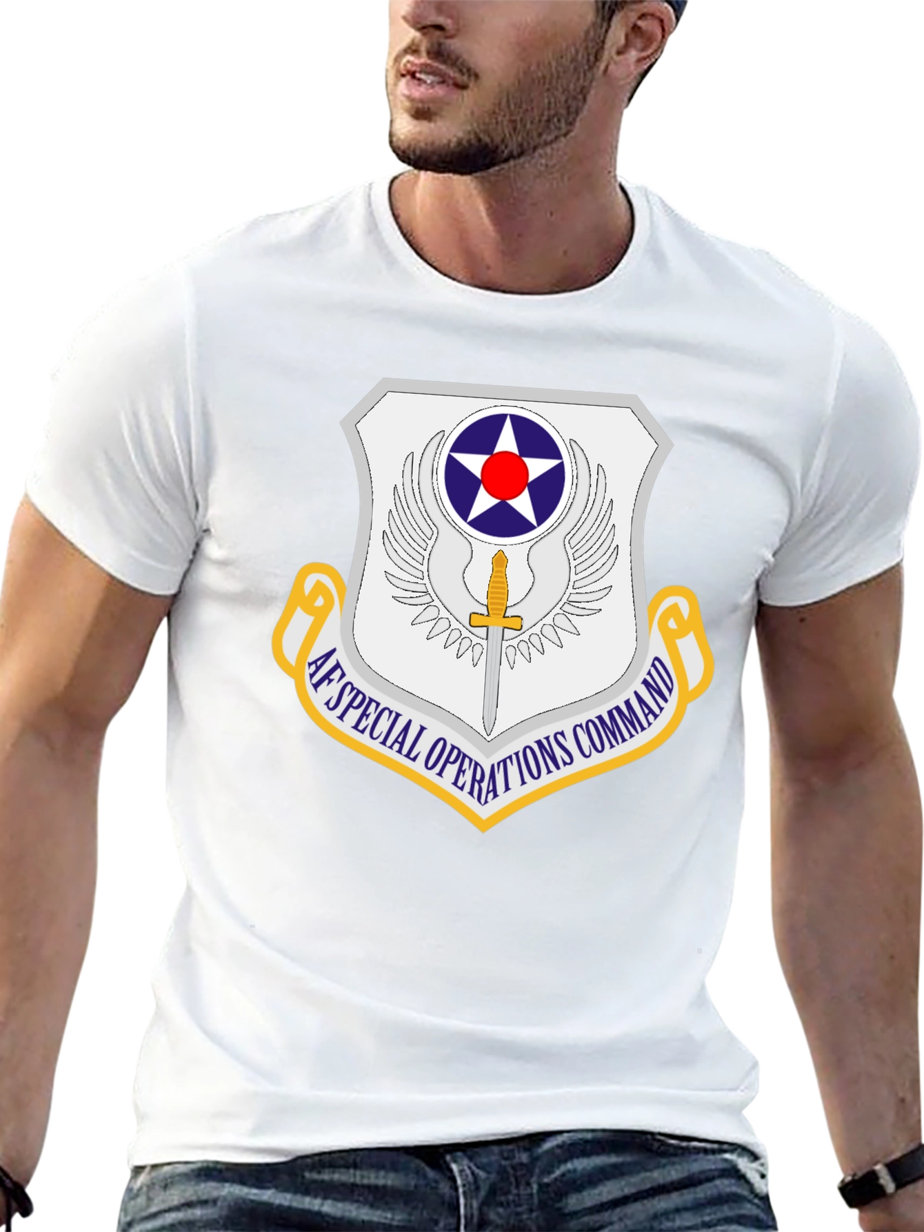 AF Special Operations Command Black T-Shirt