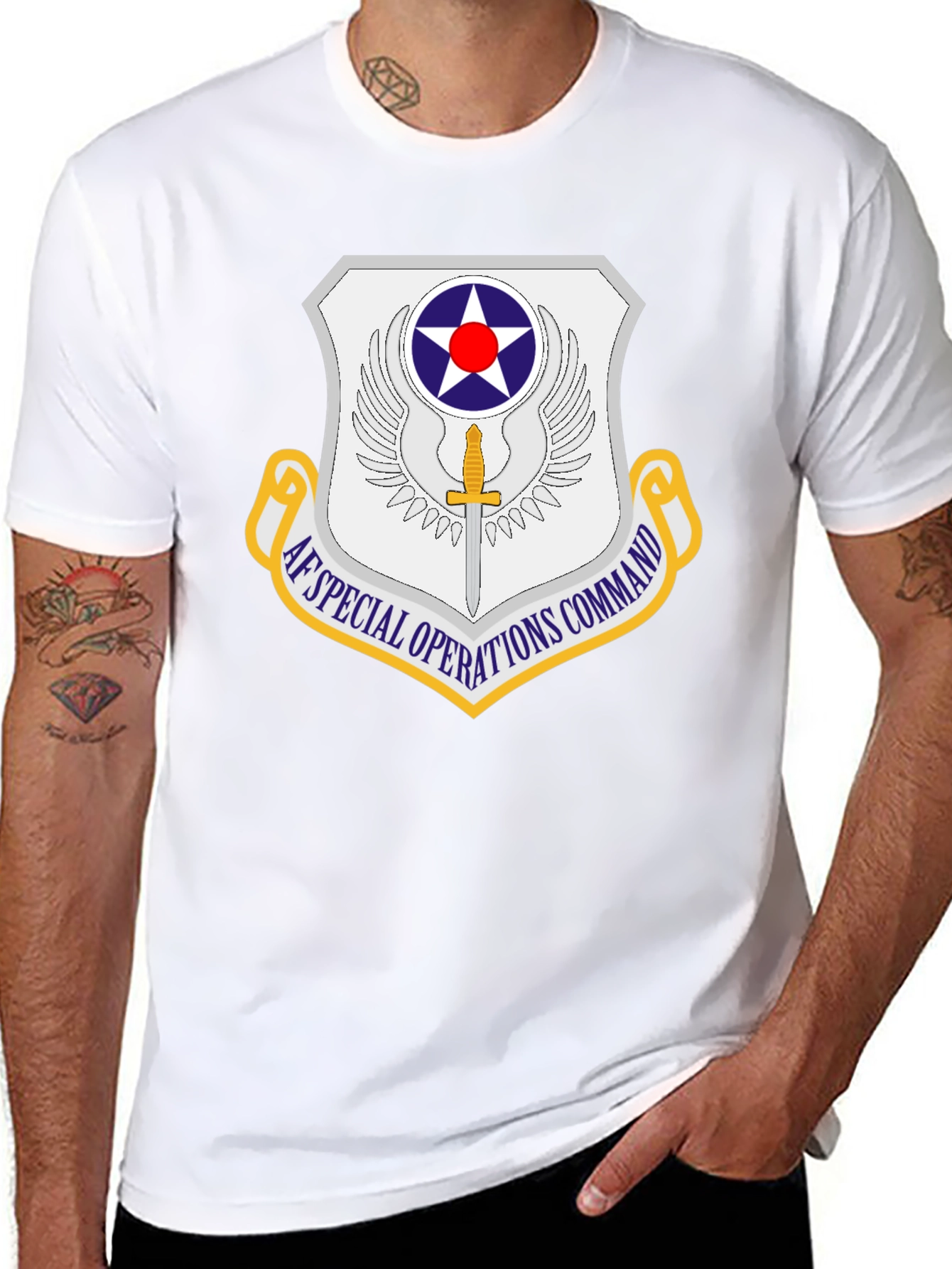 AF Special Operations Command Black T-Shirt