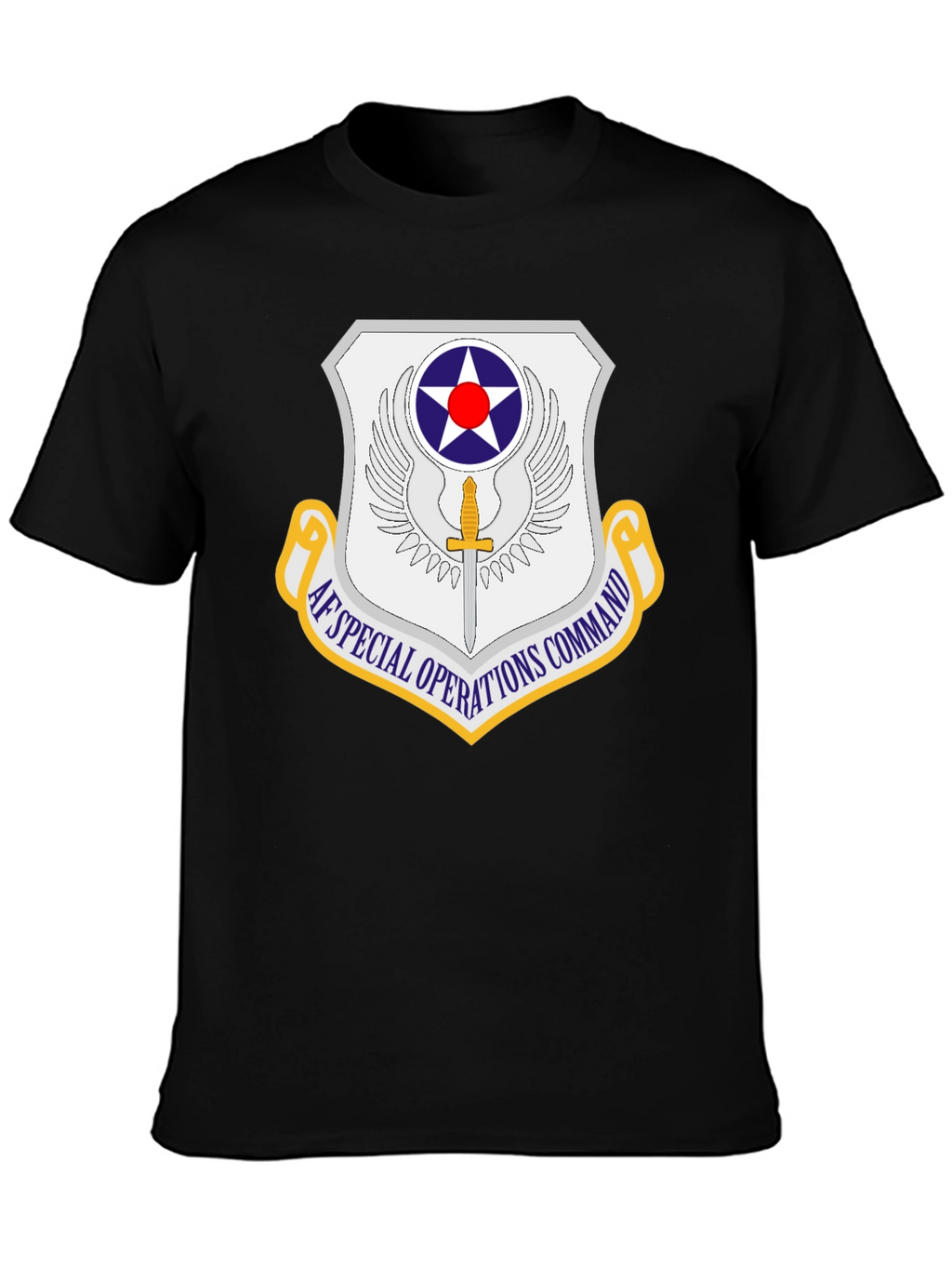 AF Special Operations Command Black T-Shirt