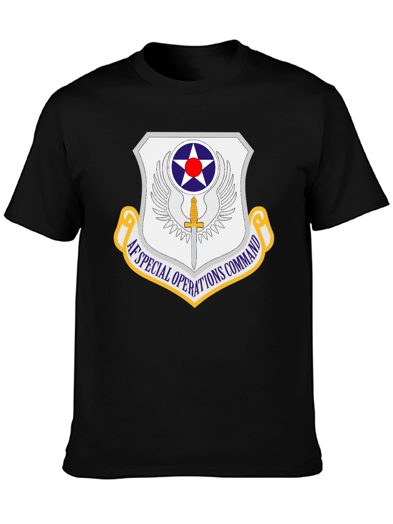 AF Special Operations Command Black T-Shirt