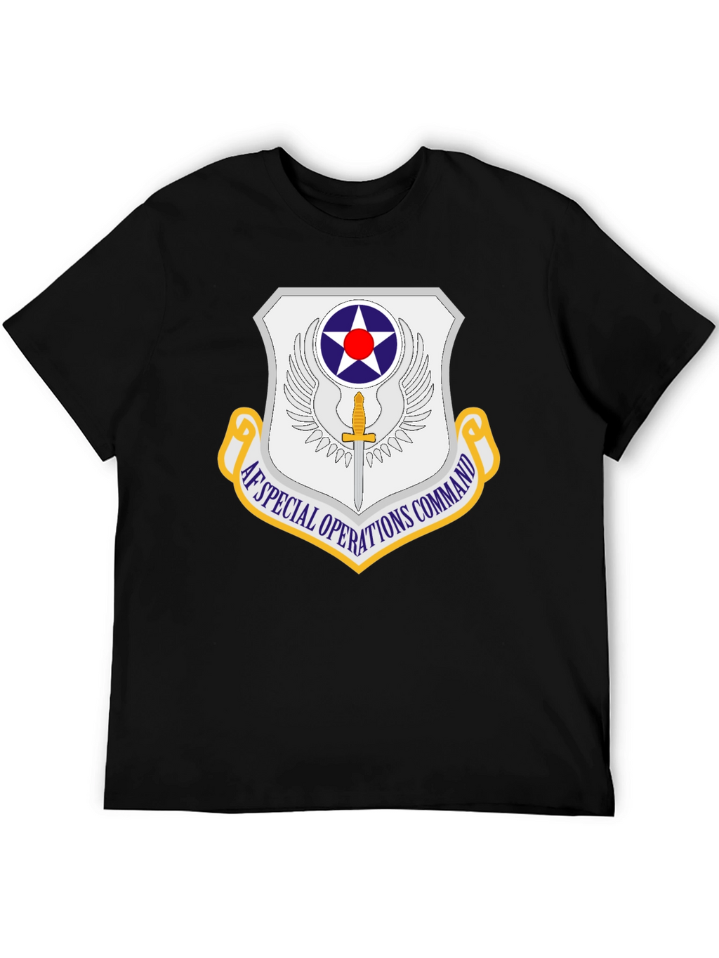 AF Special Operations Command Black T-Shirt