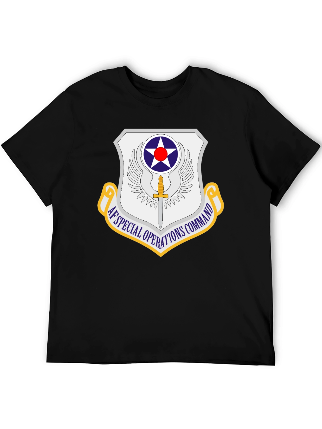 AF Special Operations Command Black T-Shirt