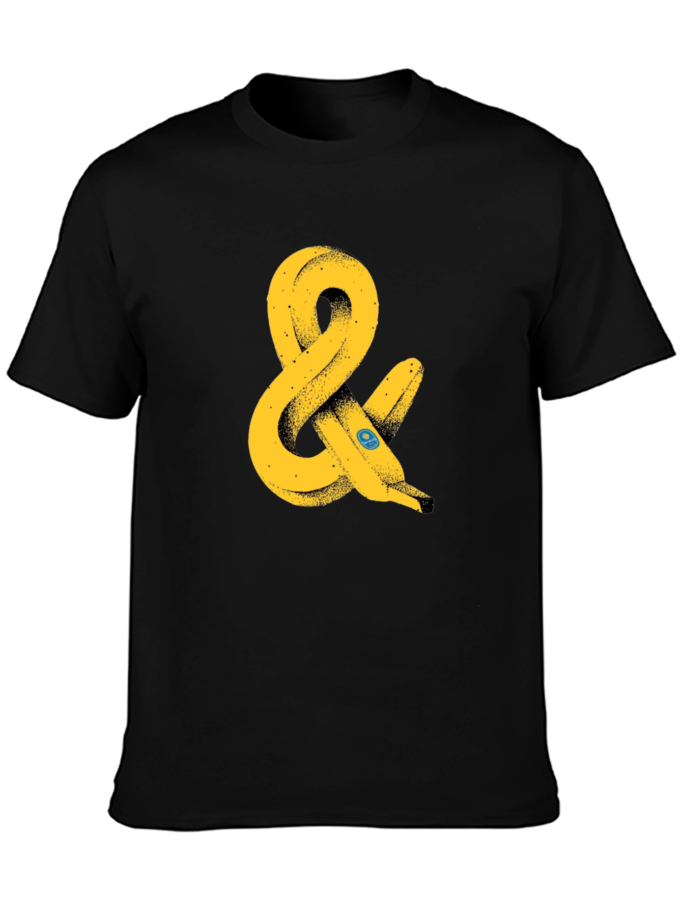 Banana Ampersand Graphic T-Shirt - Black