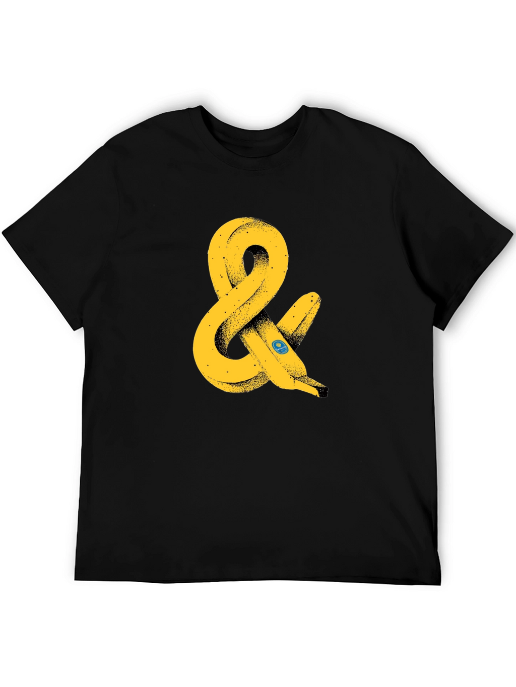 Banana Ampersand Graphic T-Shirt - Black