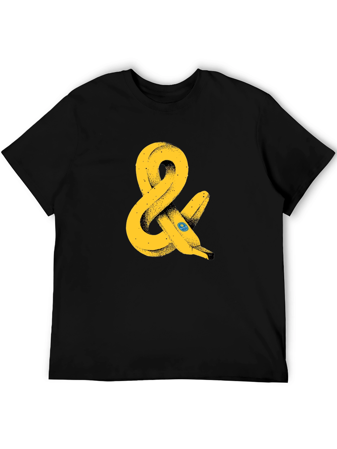 Banana Ampersand Graphic T-Shirt - Black