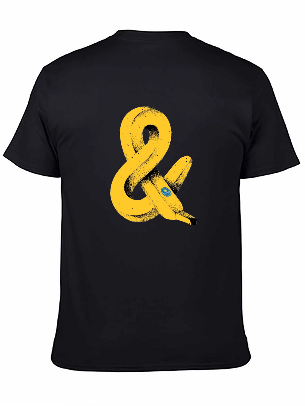 Banana Ampersand Graphic T-Shirt - Black