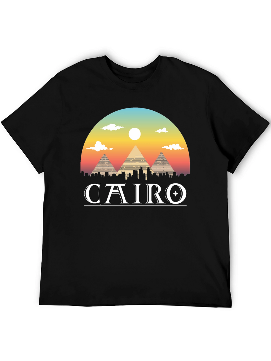Cairo Graphic T-Shirt - Egypt Pyramids Tee