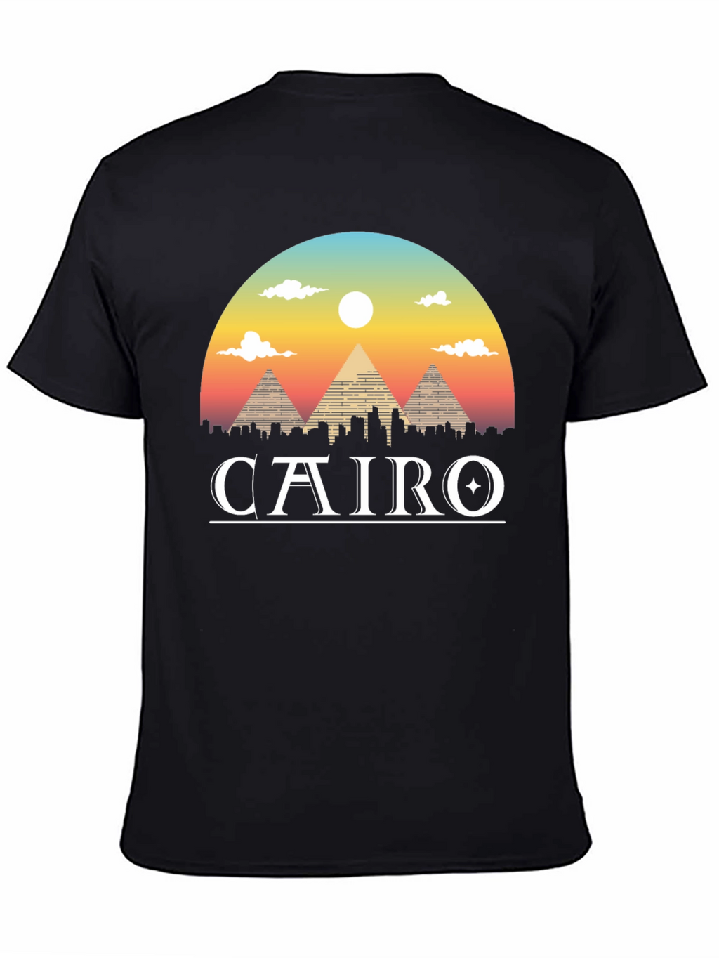 Cairo Graphic T-Shirt - Egypt Pyramids Tee