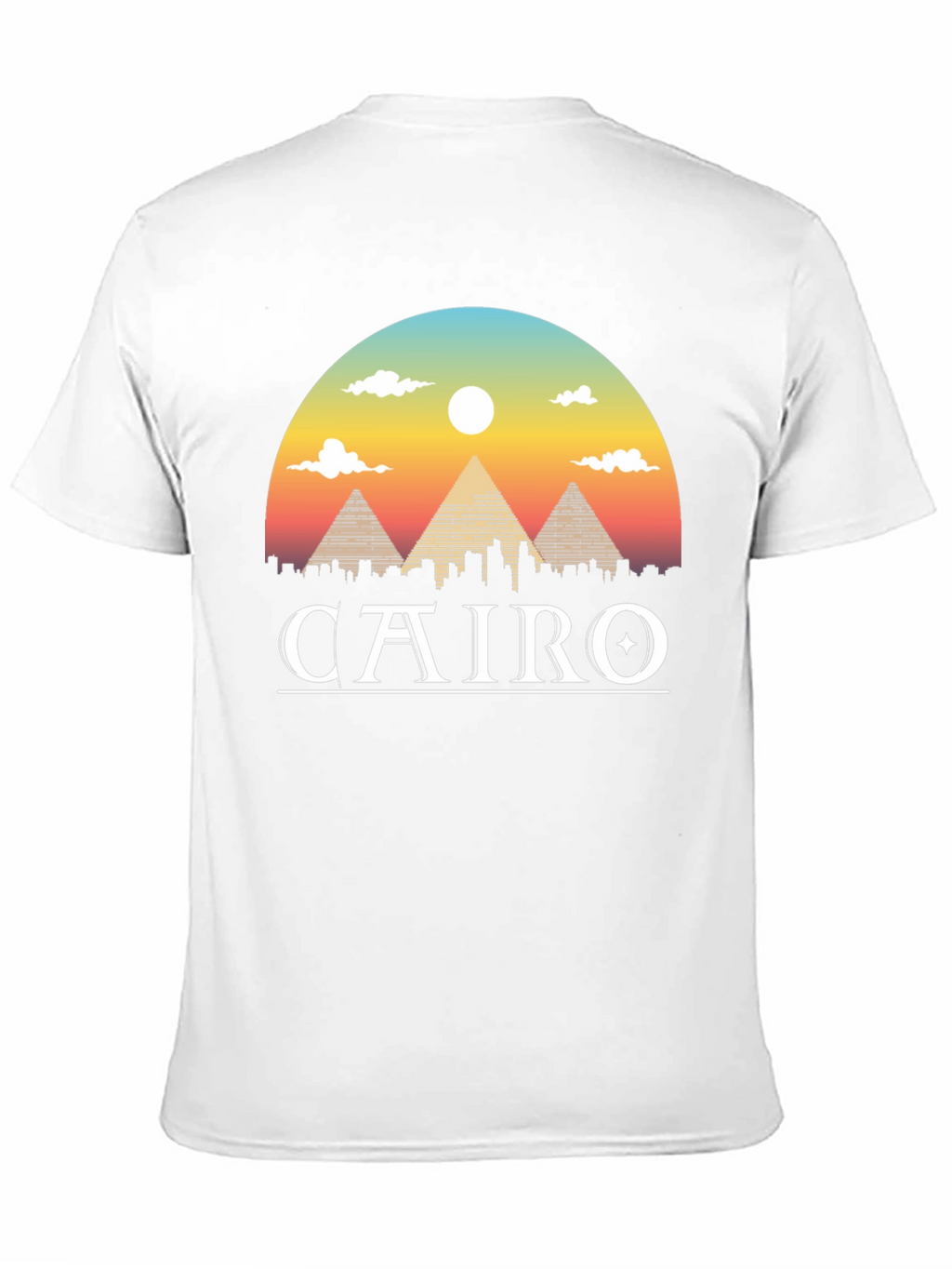 Cairo Graphic T-Shirt - Egypt Pyramids Tee