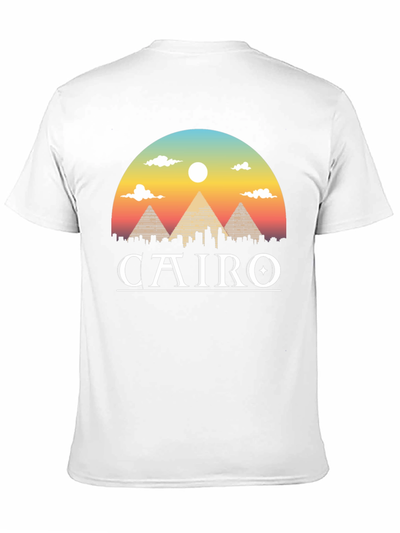 Cairo Graphic T-Shirt - Egypt Pyramids Tee