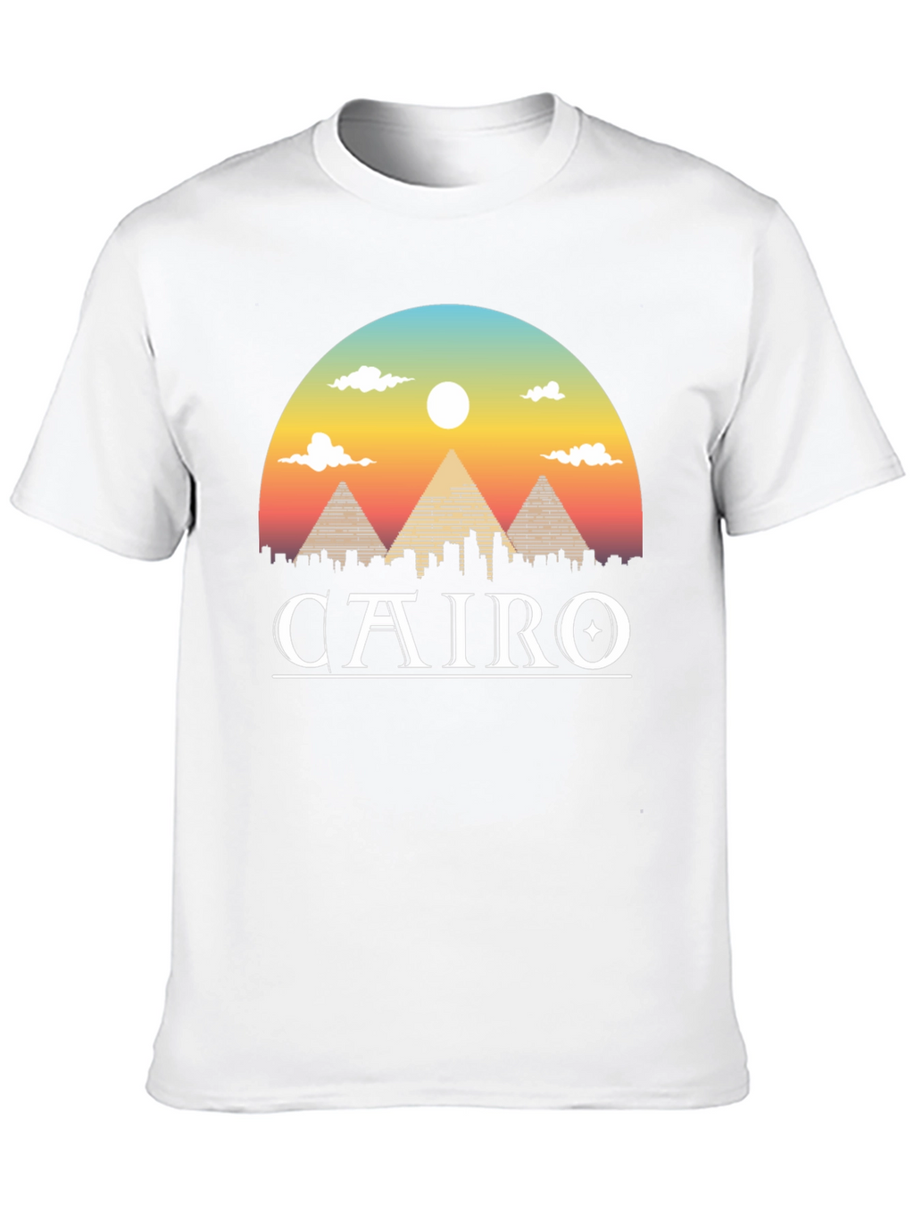 Cairo Graphic T-Shirt - Egypt Pyramids Tee