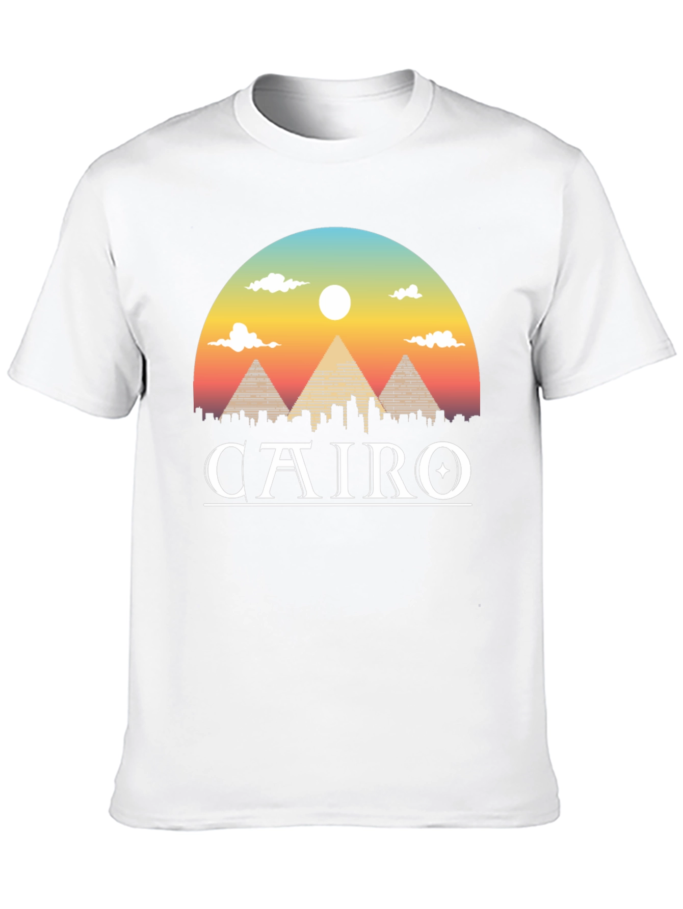 Cairo Graphic T-Shirt - Egypt Pyramids Tee