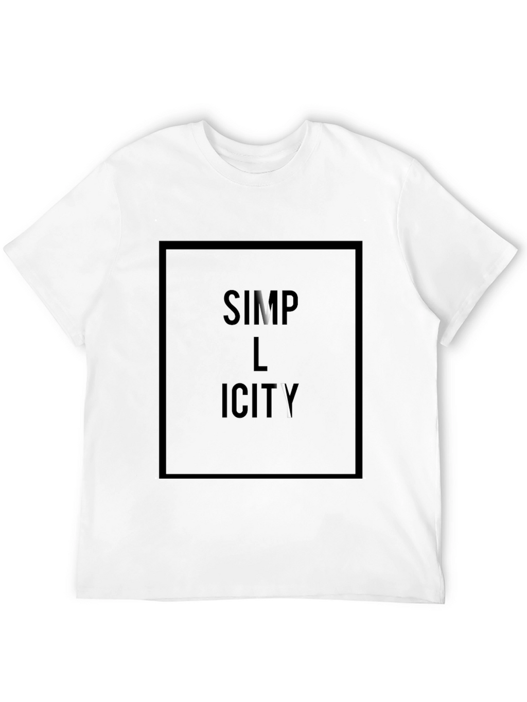 Simplicity Graphic Tee - Black