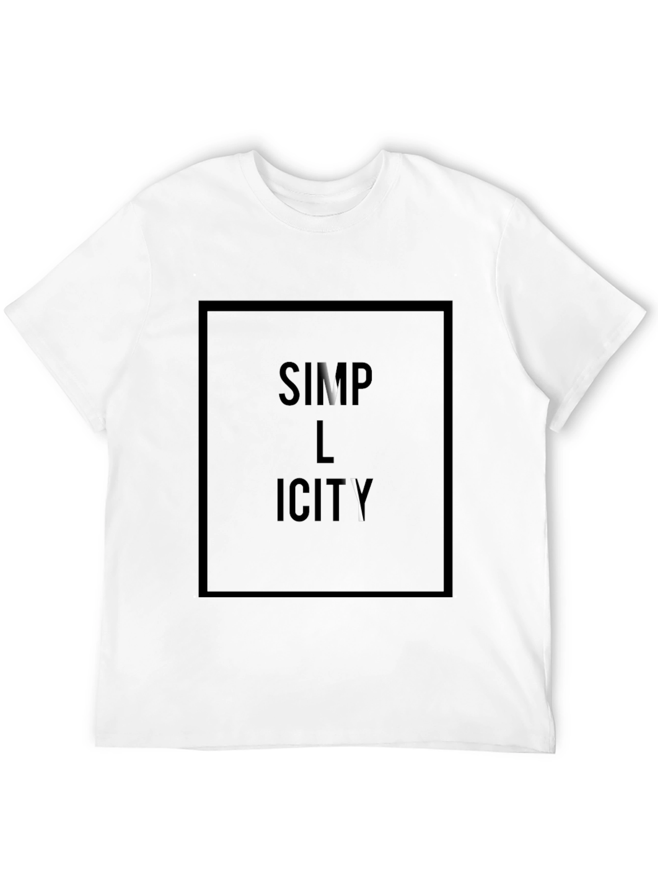 Simplicity Graphic Tee - Black