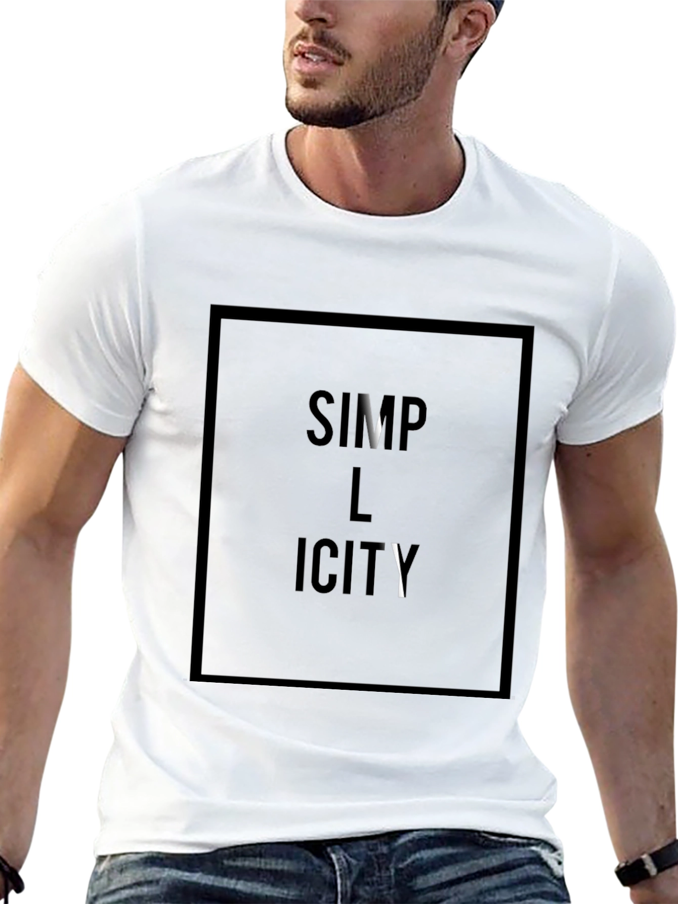 Simplicity Graphic Tee - Black