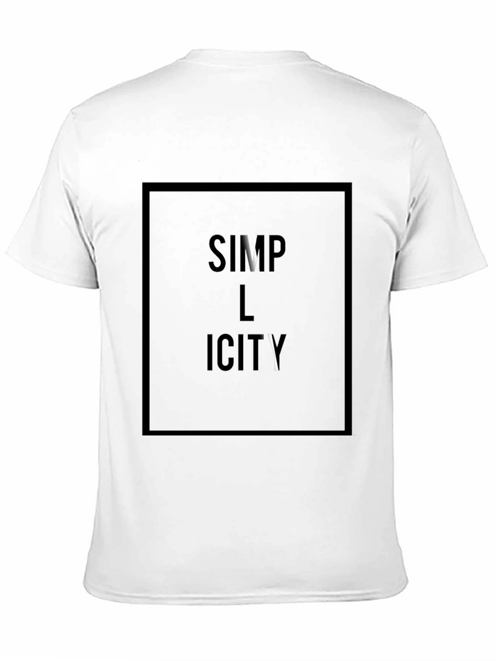 Simplicity Graphic Tee - Black