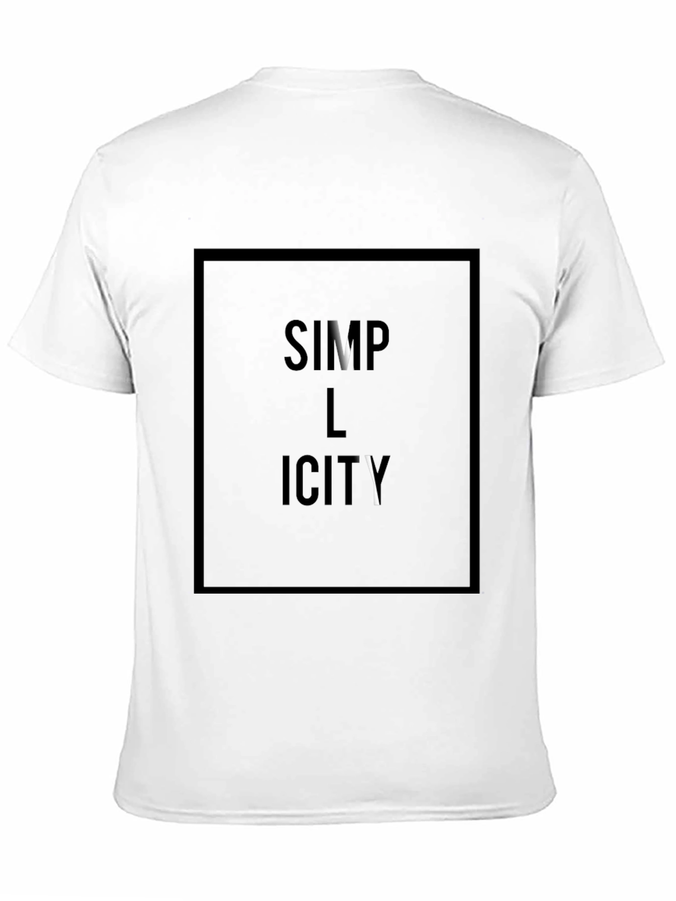 Simplicity Graphic Tee - Black