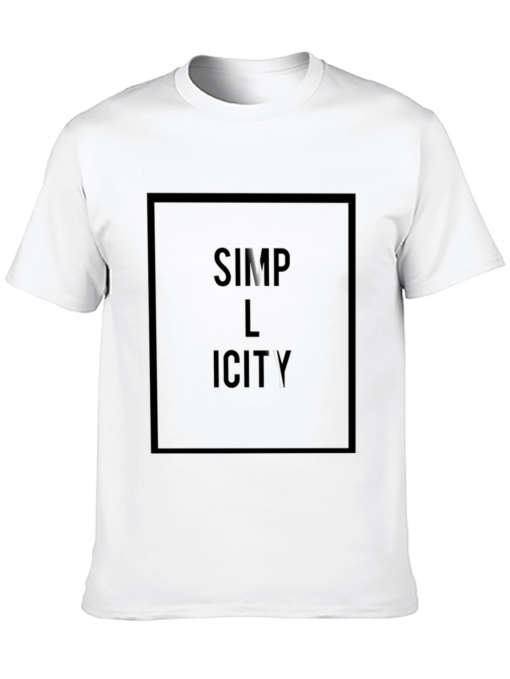 Simplicity Graphic Tee - Black