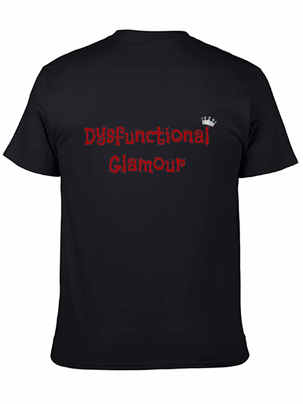 Dysfunctional Glamour Black Graphic Tee