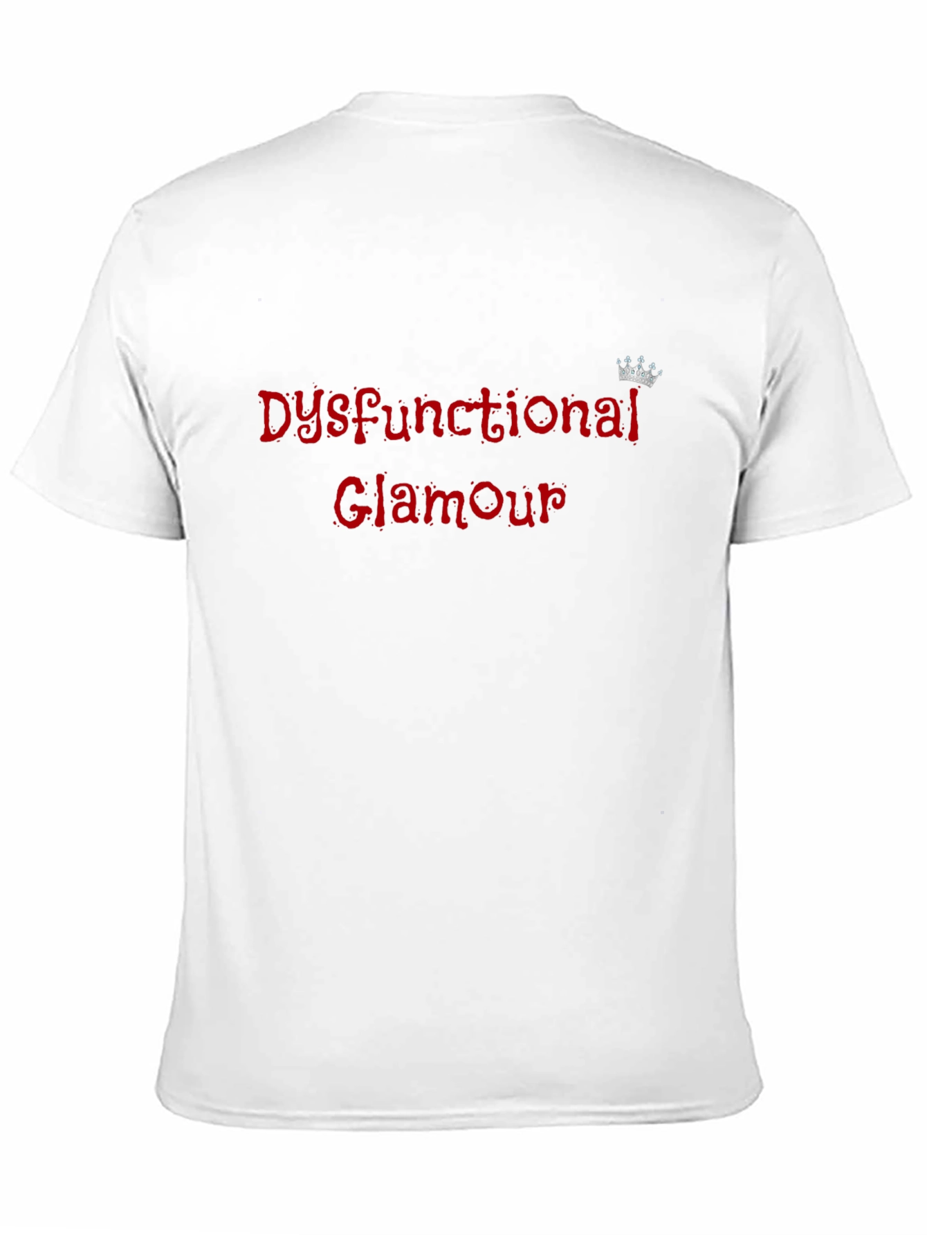 Dysfunctional Glamour Black Graphic Tee