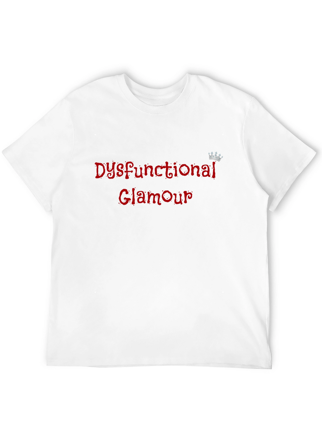 Dysfunctional Glamour Black Graphic Tee