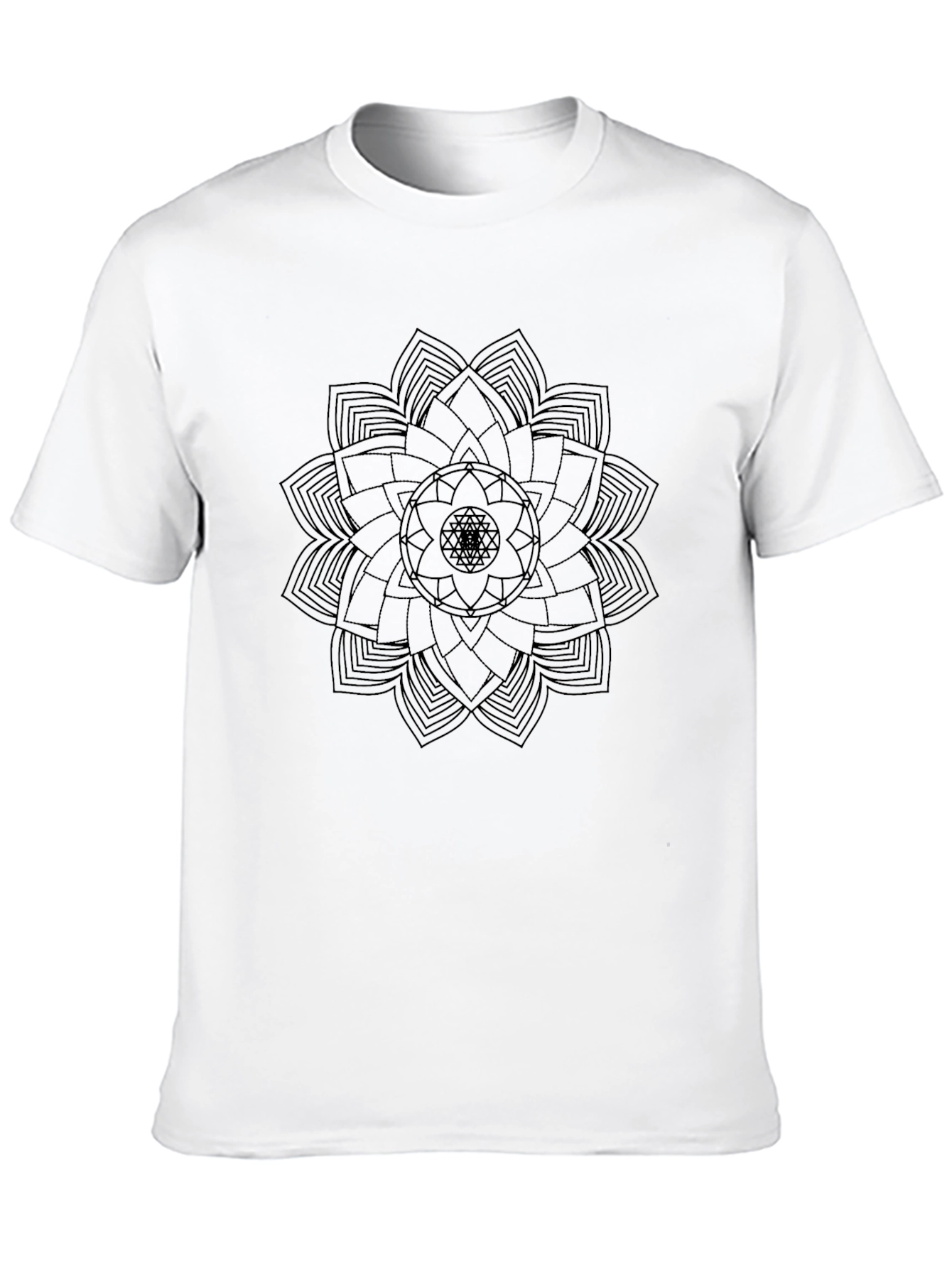 Black Mandala Graphic T-Shirt