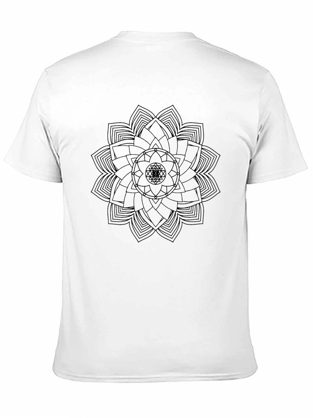 Black Mandala Graphic T-Shirt