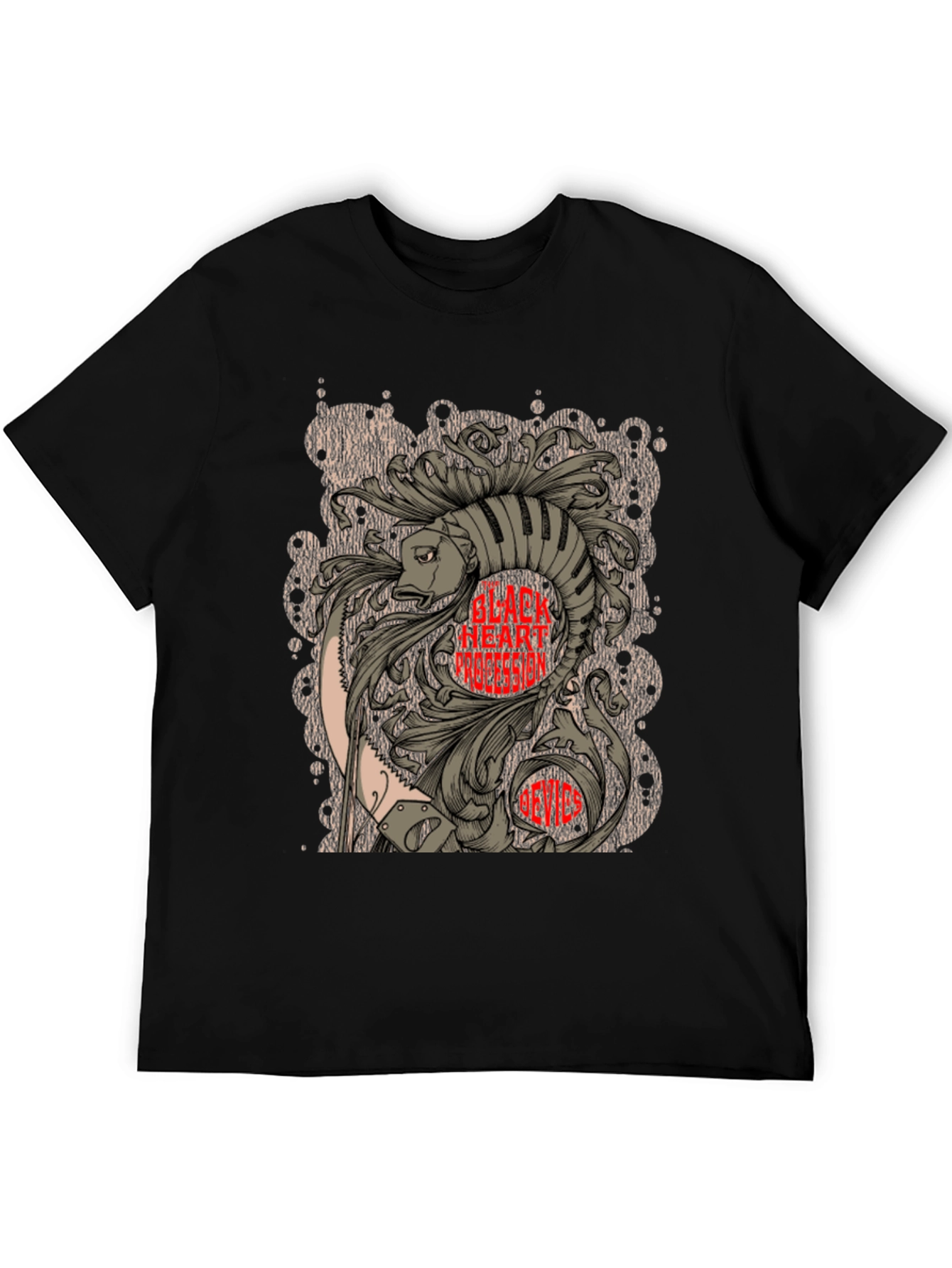 Graphic Fish T-Shirt - Unique Artistic Design