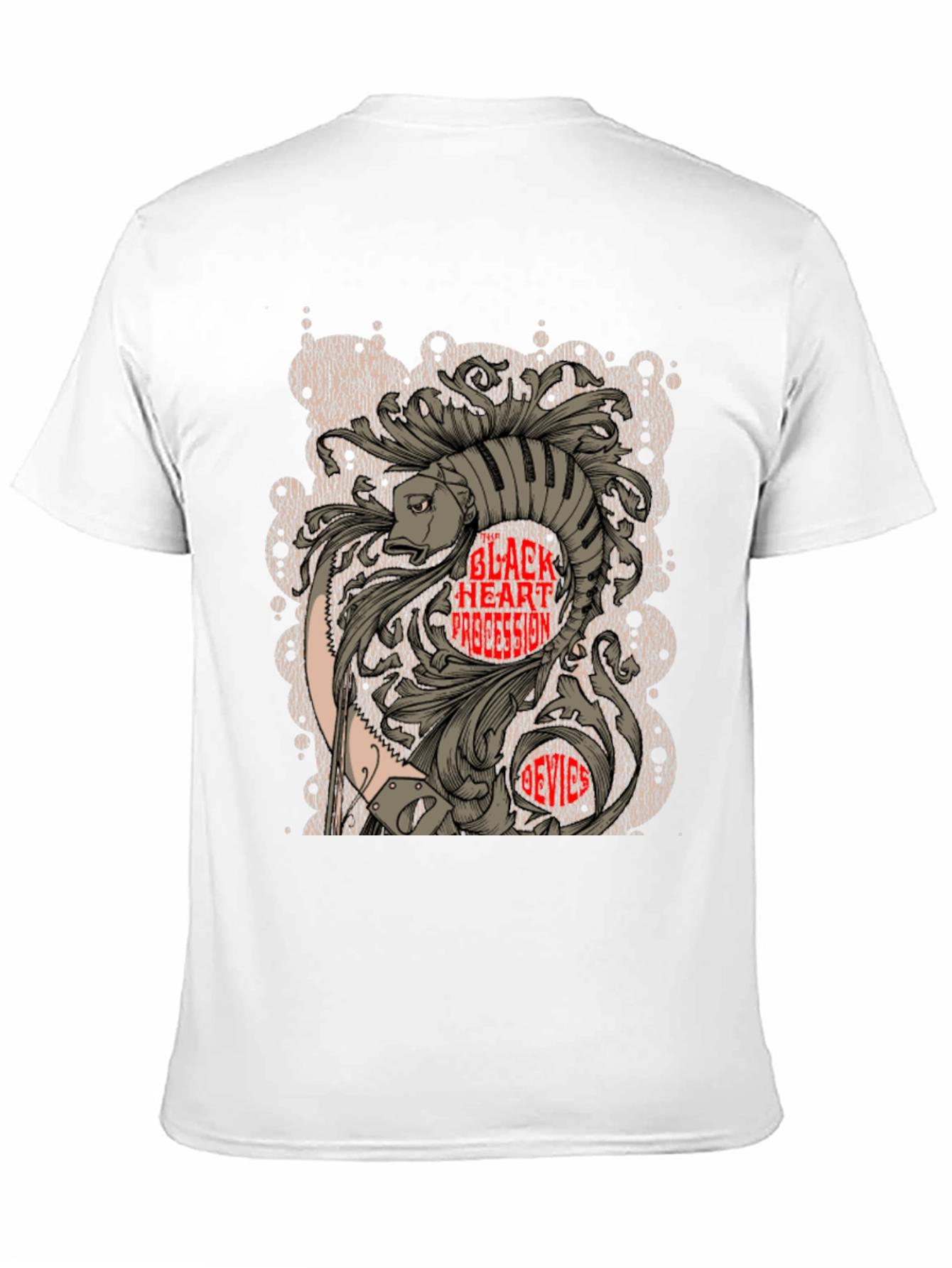 Graphic Fish T-Shirt - Unique Artistic Design