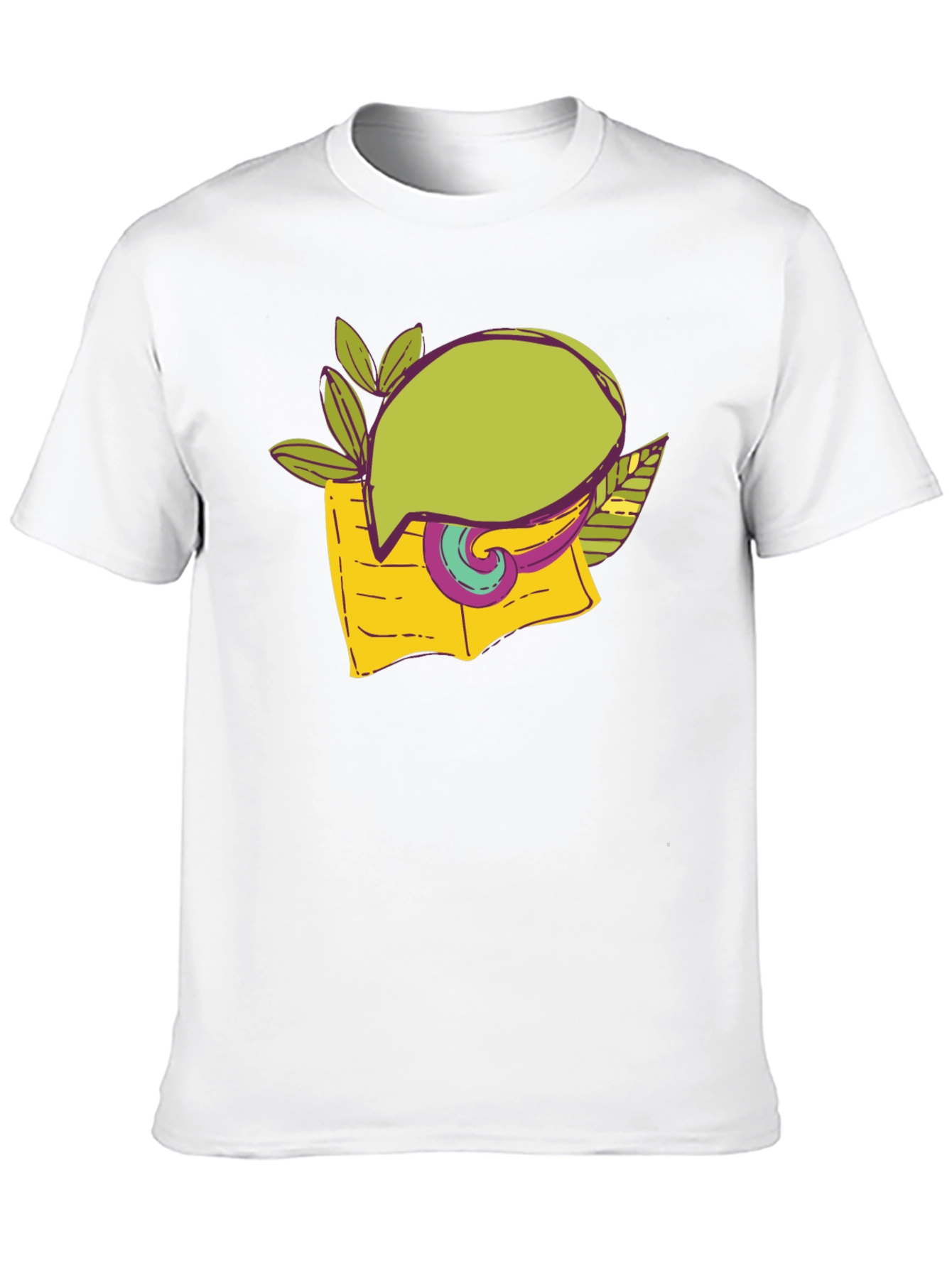 Artistic Graphic Tee - Unique Design Soft Cotton