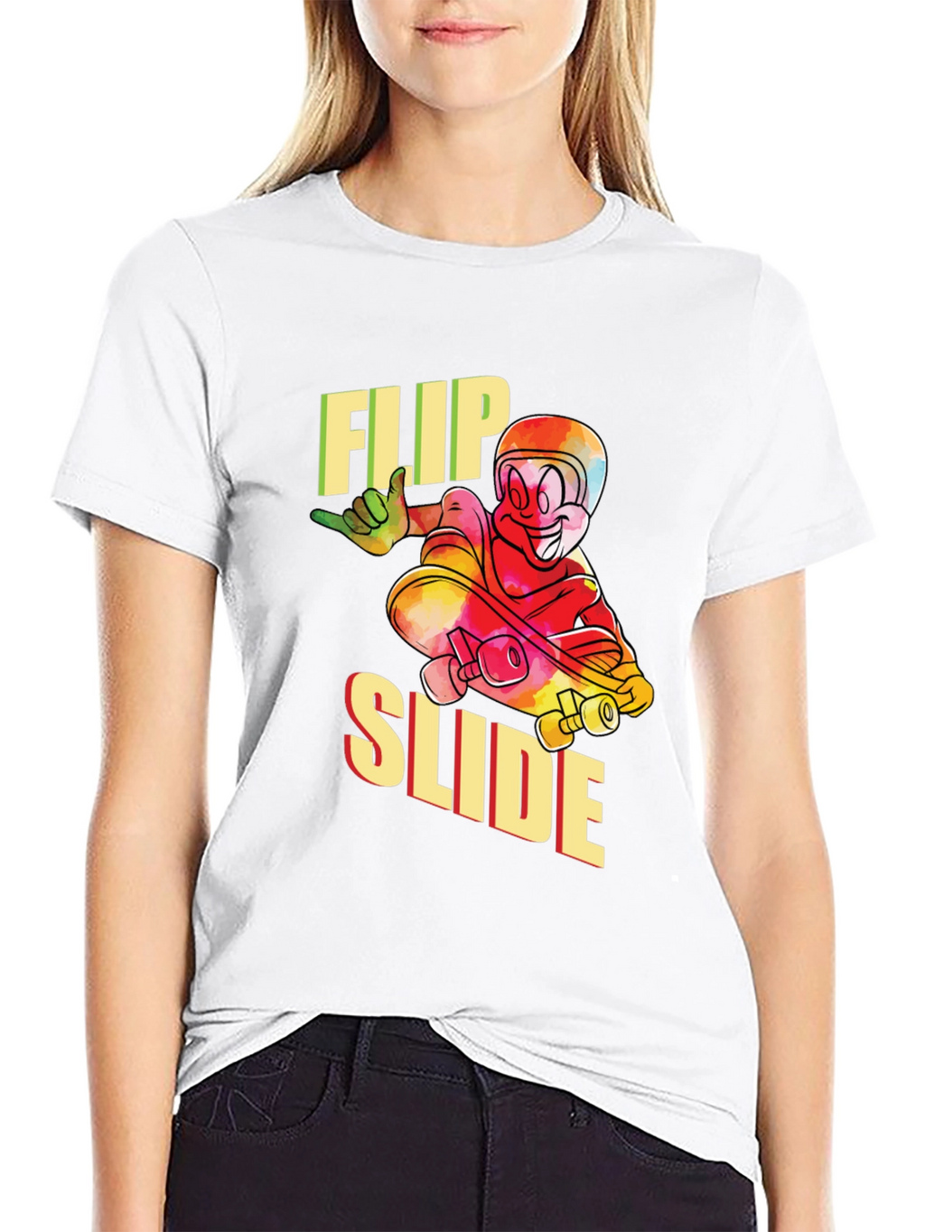 Flip Slide Graphic Tee