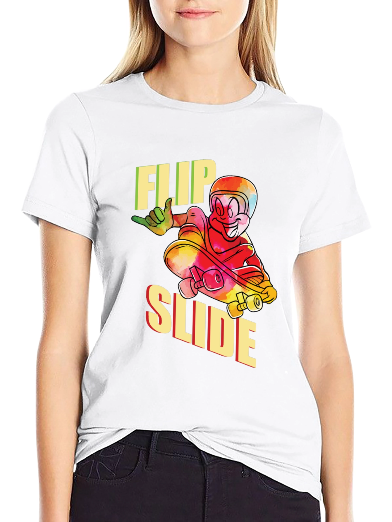 Flip Slide Graphic Tee