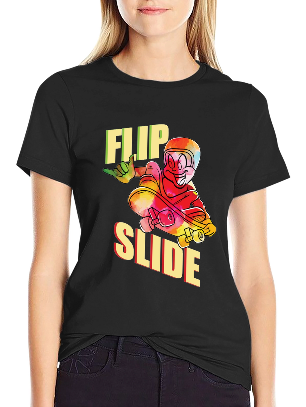 Flip Slide Graphic Tee