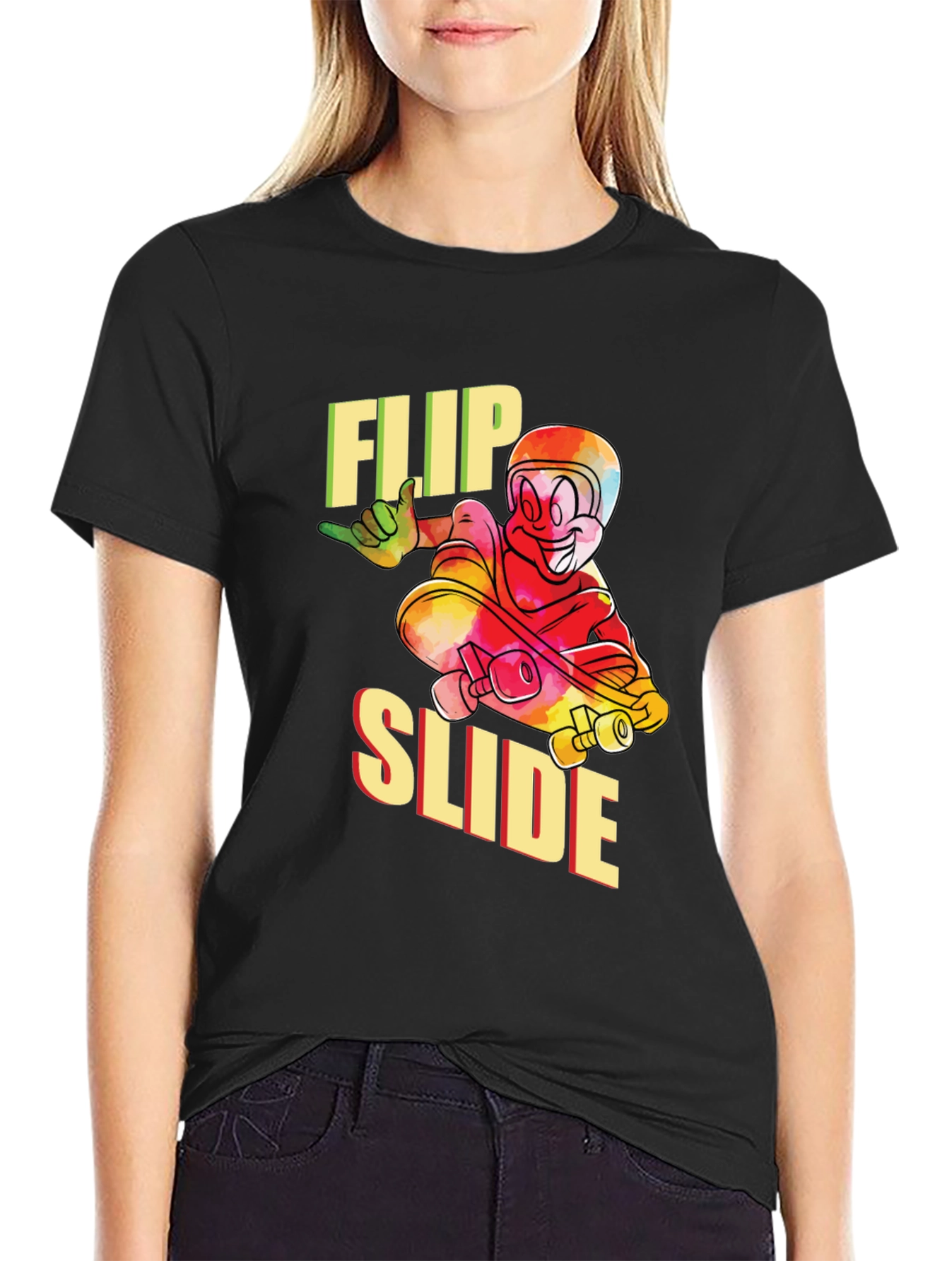 Flip Slide Graphic Tee